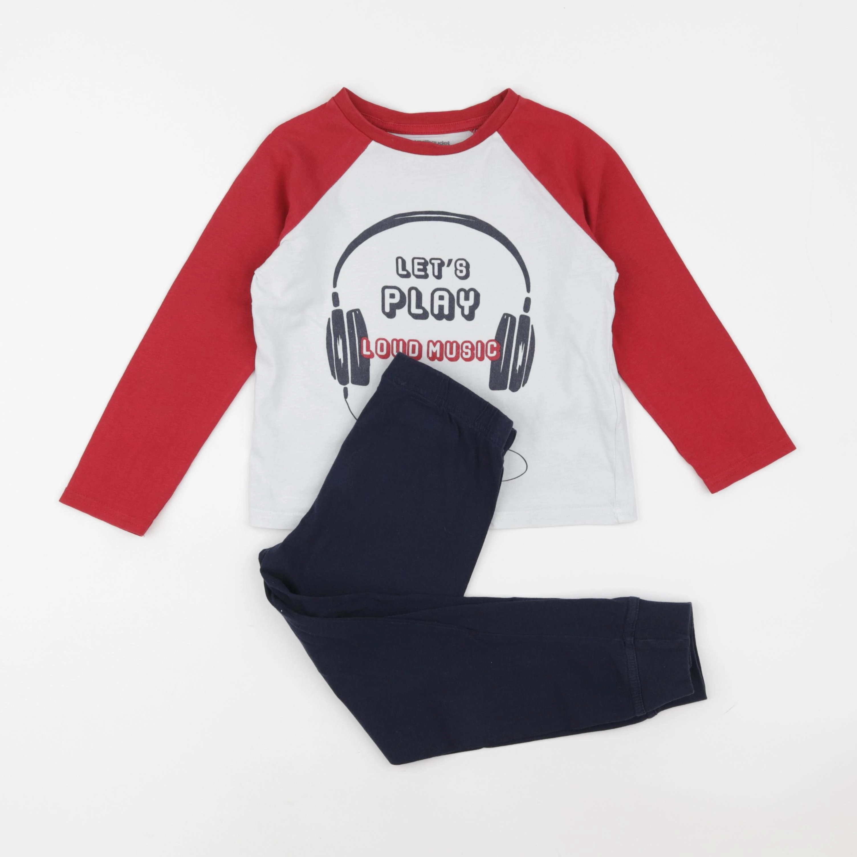 Vertbaudet - pyjama coton multicolore - 5 ans