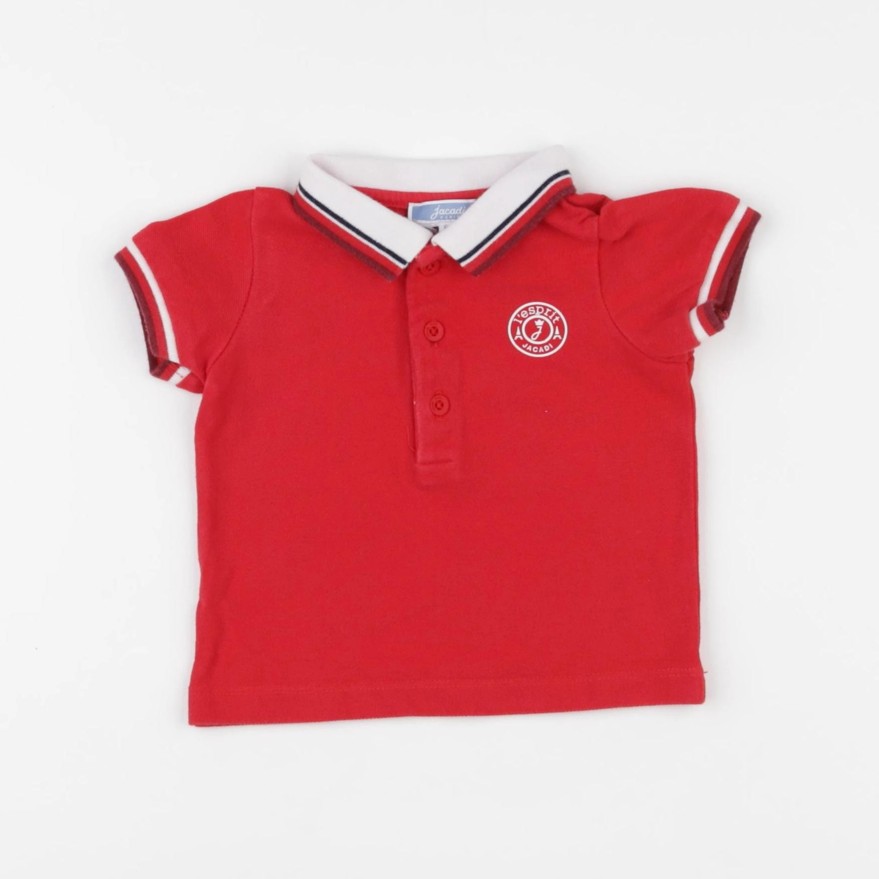 Jacadi - polo rouge - 6 mois
