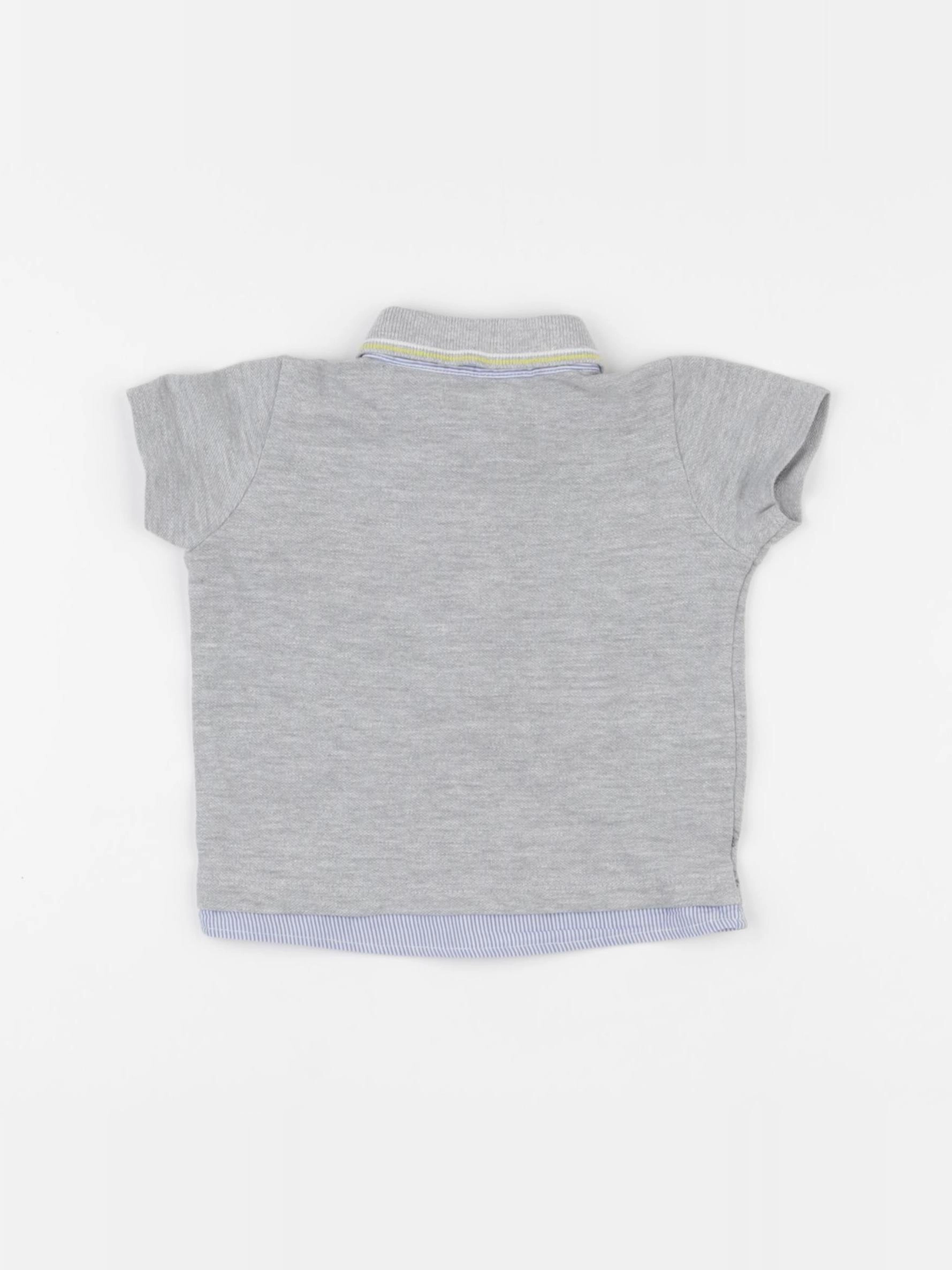 IKKS - polo gris - 6 mois