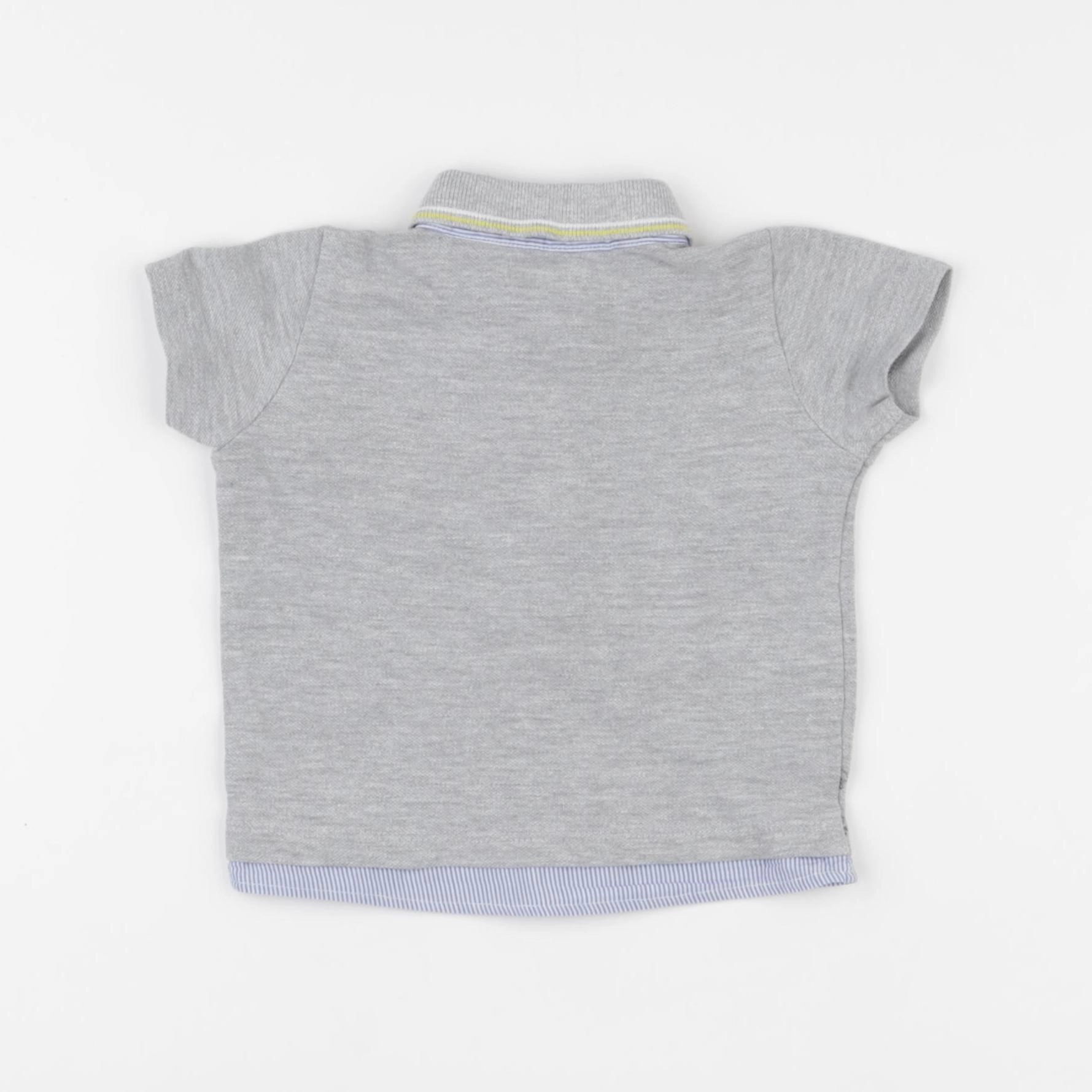 IKKS - polo gris - 6 mois