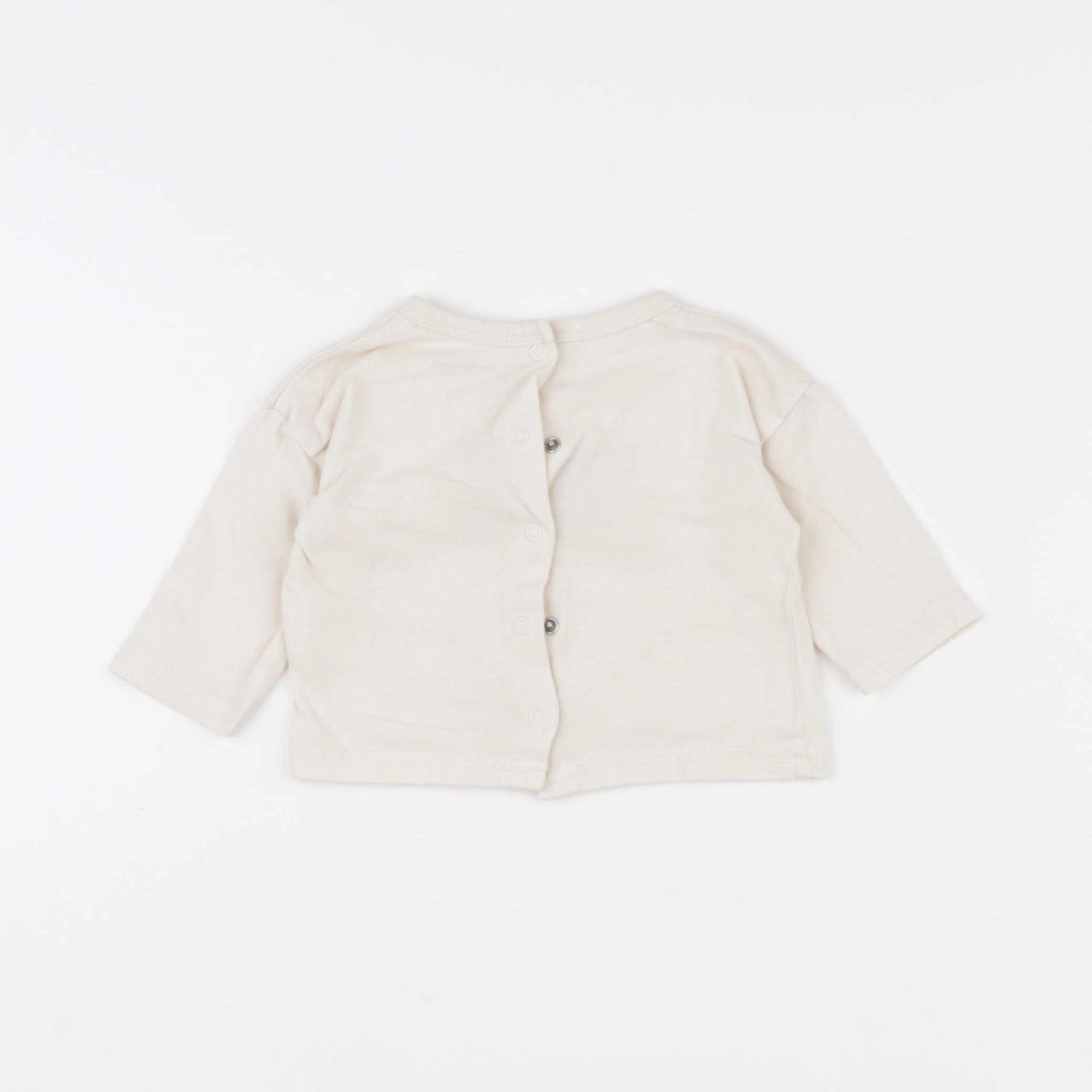 Vertbaudet - tee-shirt beige - 3 mois