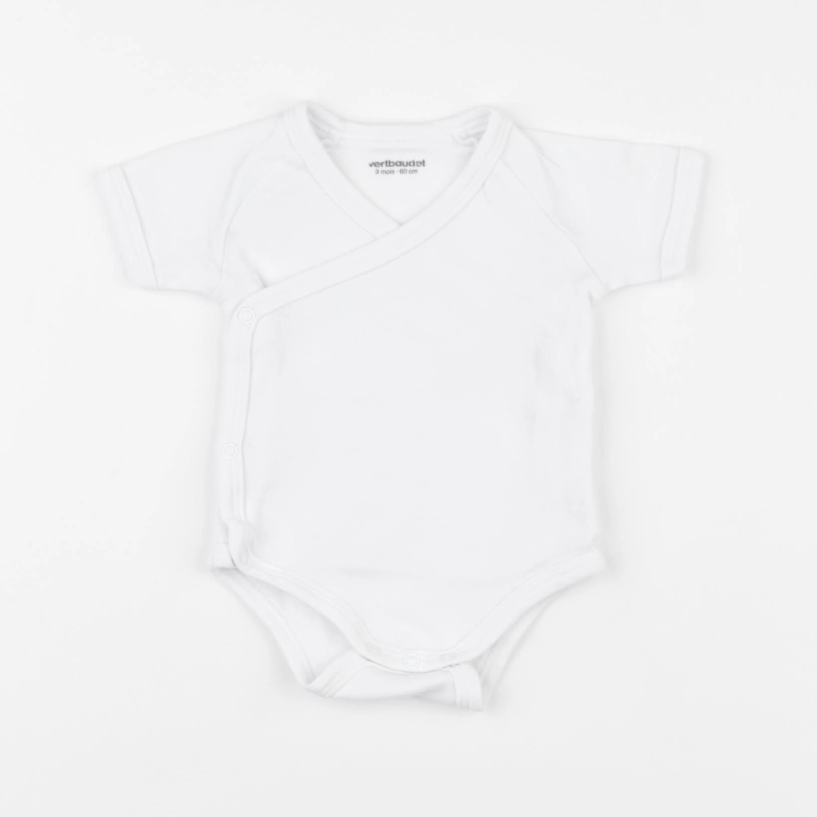 Vertbaudet - body blanc - 3 mois