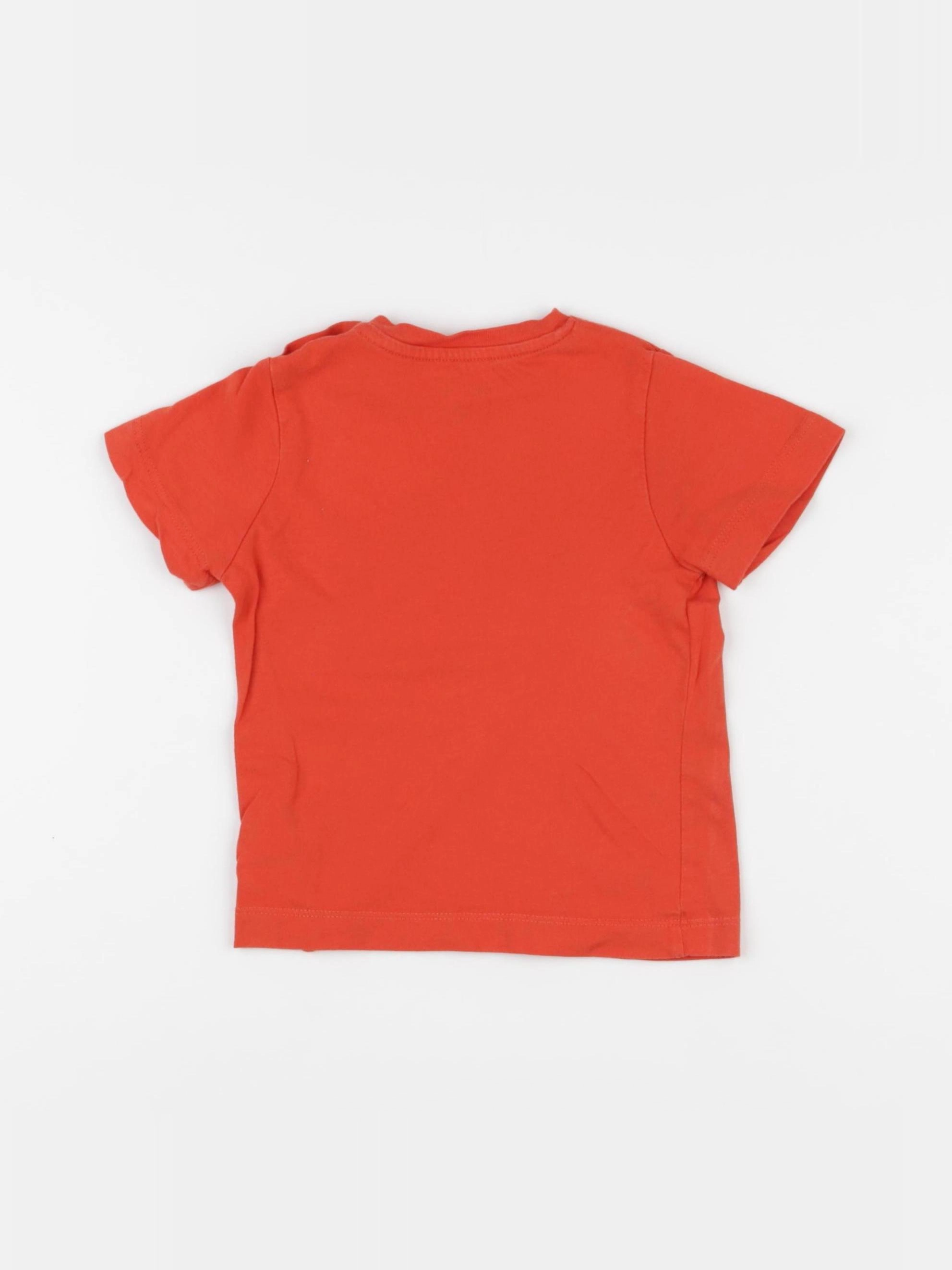 Boutchou - tee-shirt rouge - 9 mois