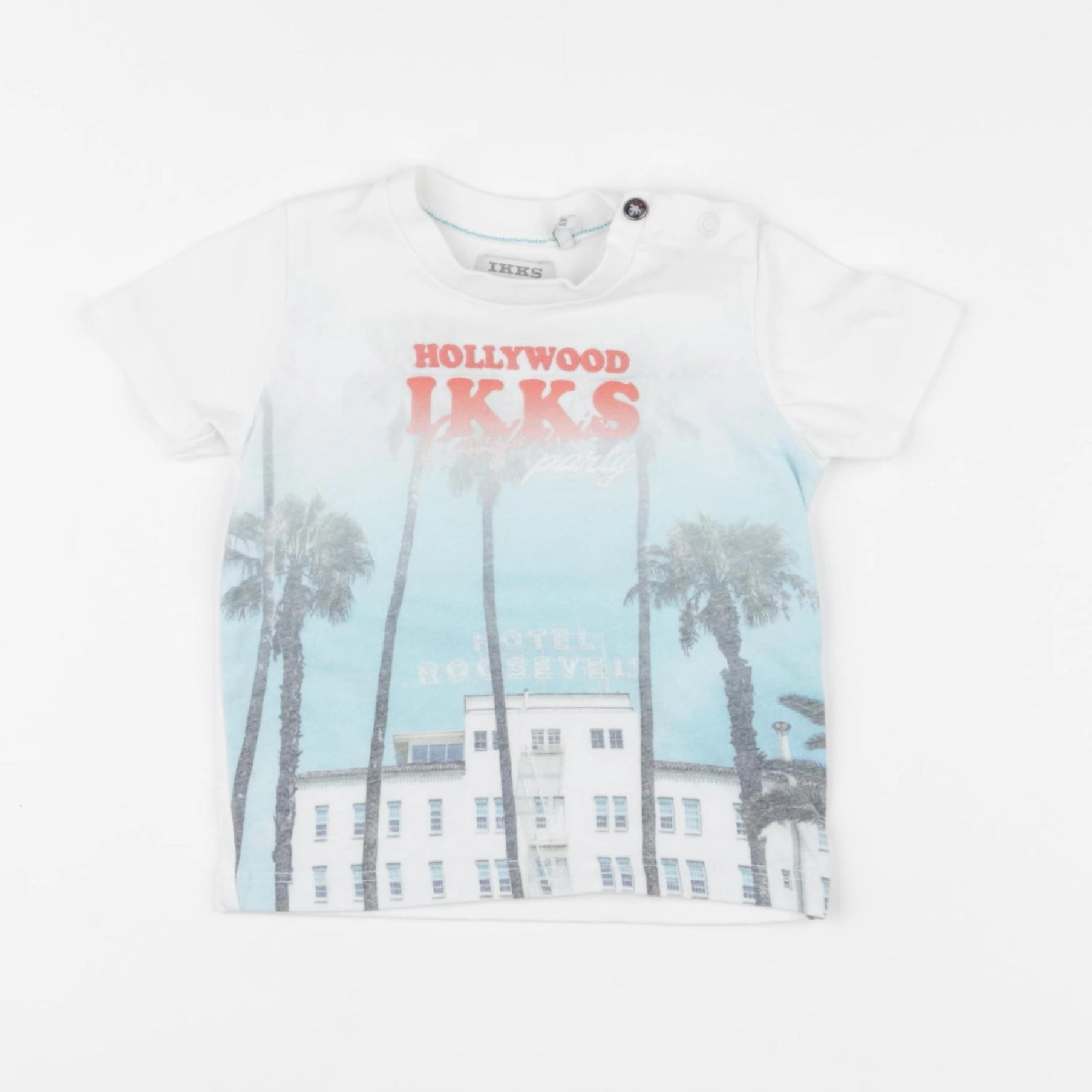 IKKS - tee-shirt blanc - 6 mois