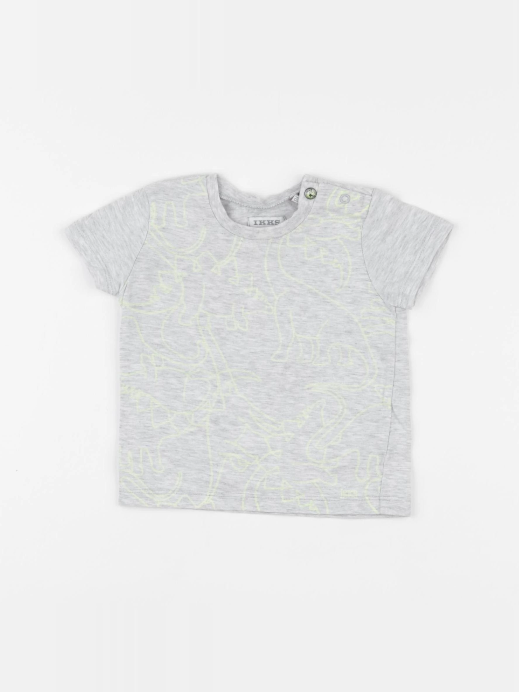 IKKS - tee-shirt gris - 6 mois
