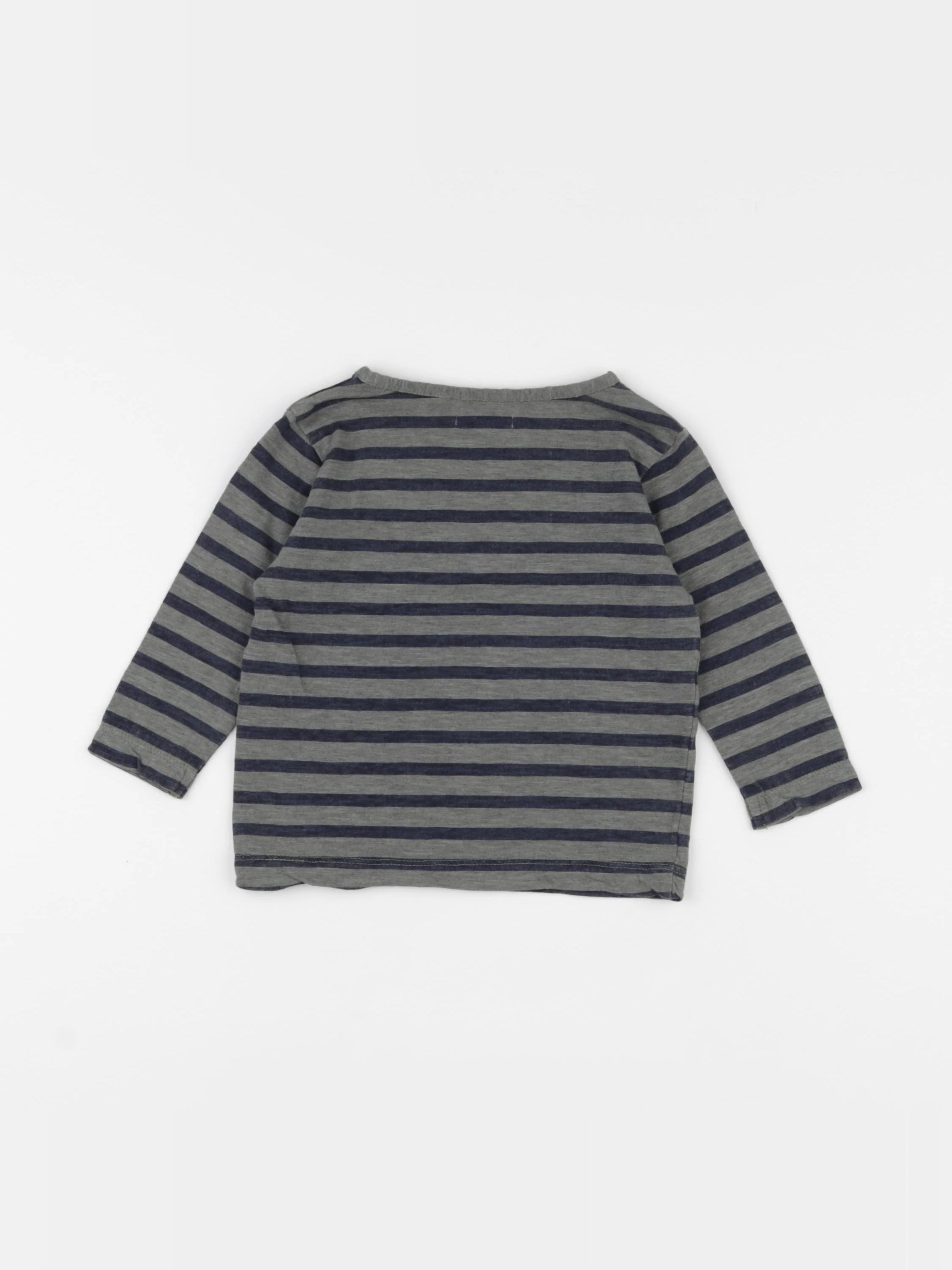 IKKS - tee-shirt gris - 6 mois