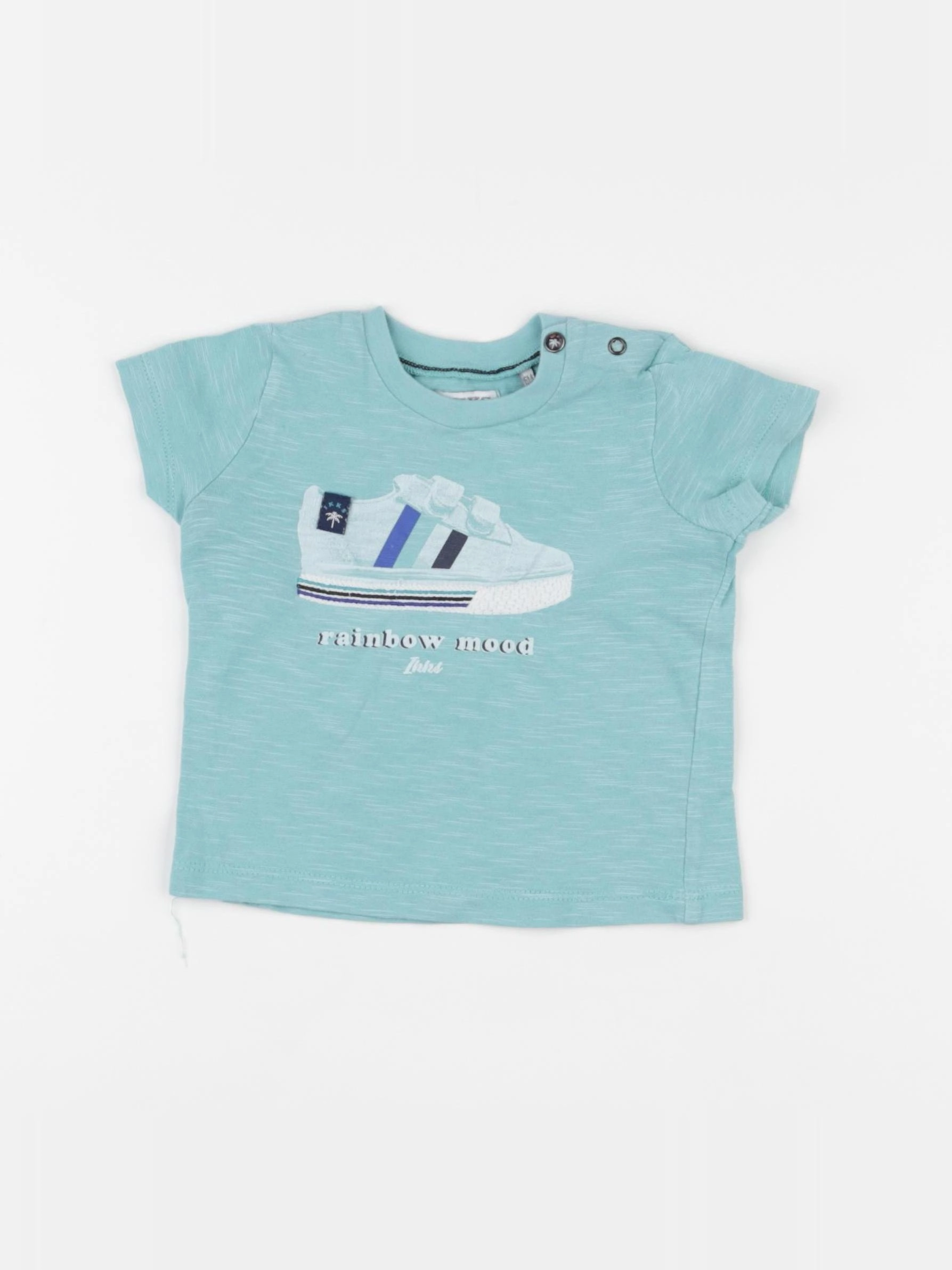IKKS - tee-shirt bleu - 6 mois