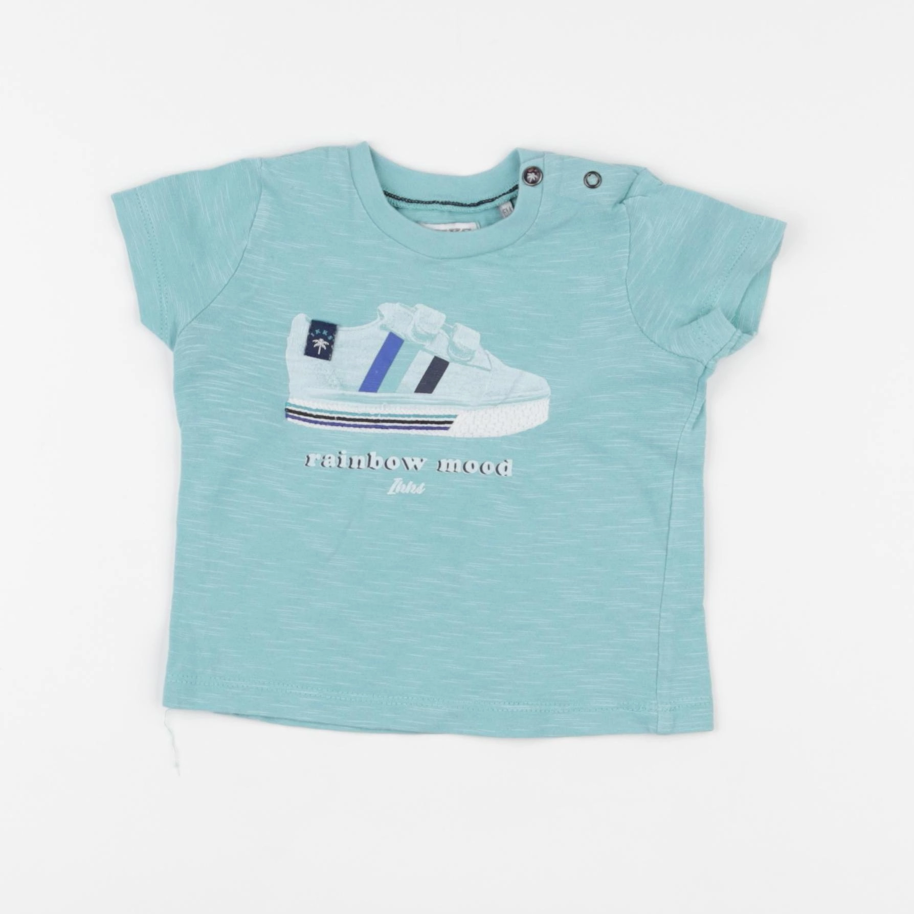 IKKS - tee-shirt bleu - 6 mois