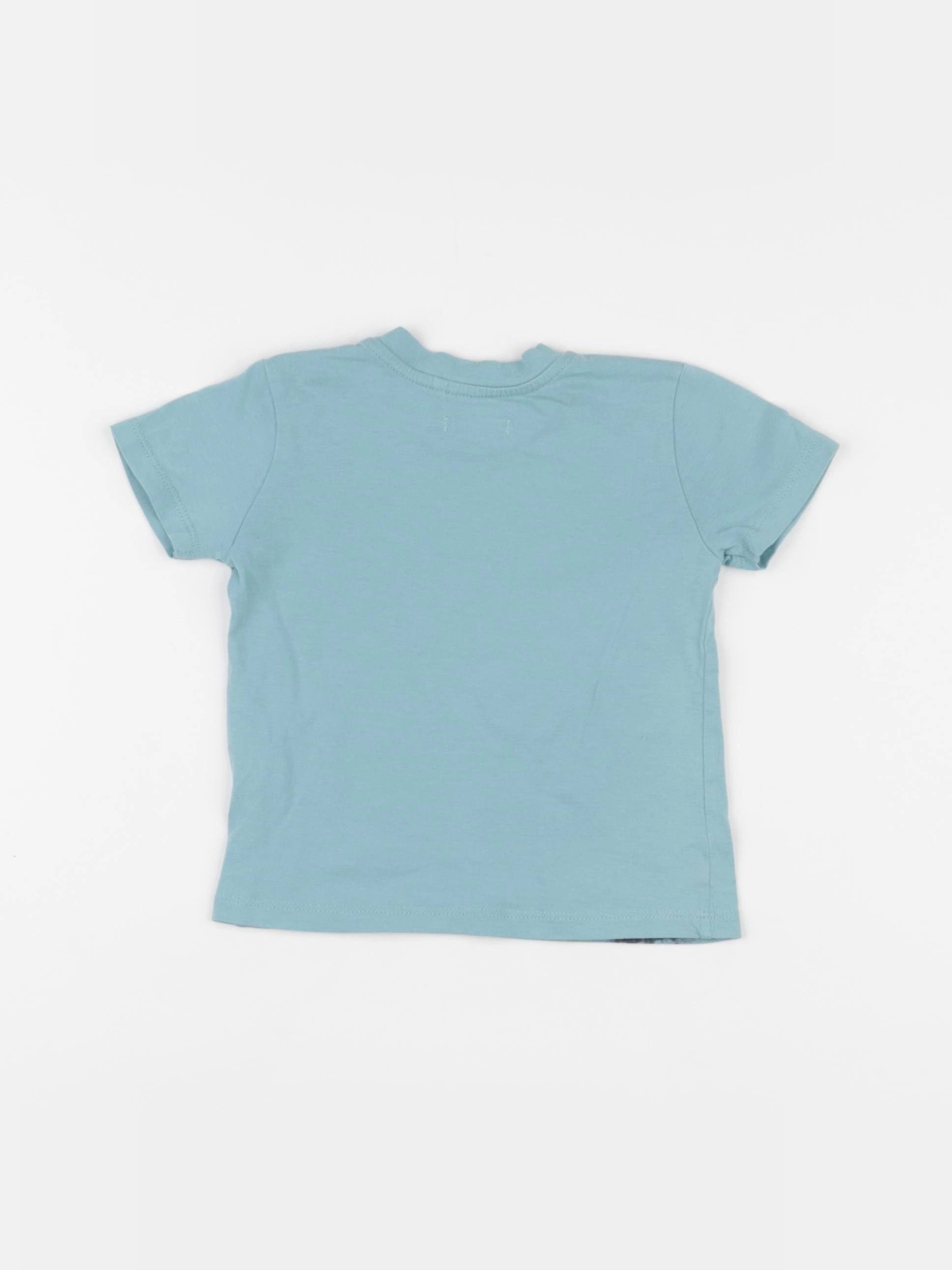 IKKS - tee-shirt bleu - 6 mois