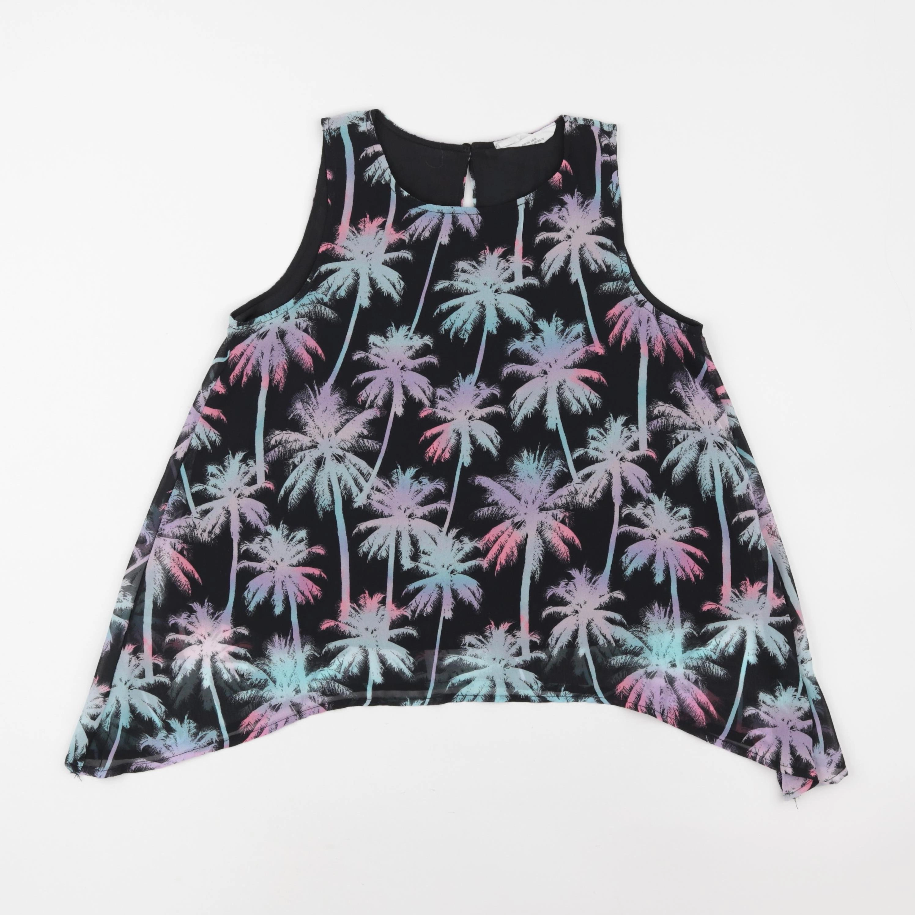 H&M - blouse noir, multicolore - 10/11 ans
