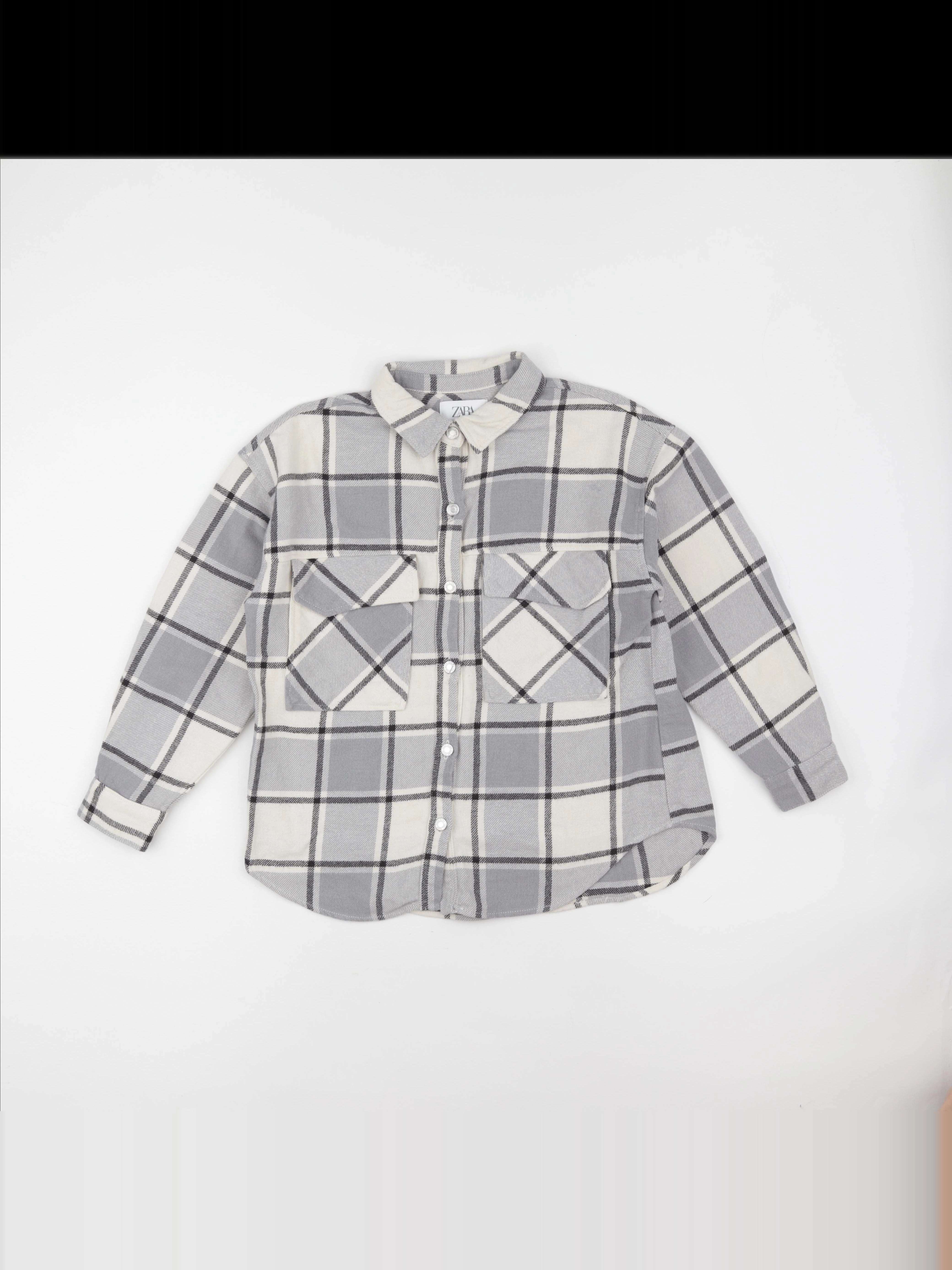 Zara - chemise gris - 11/12 ans