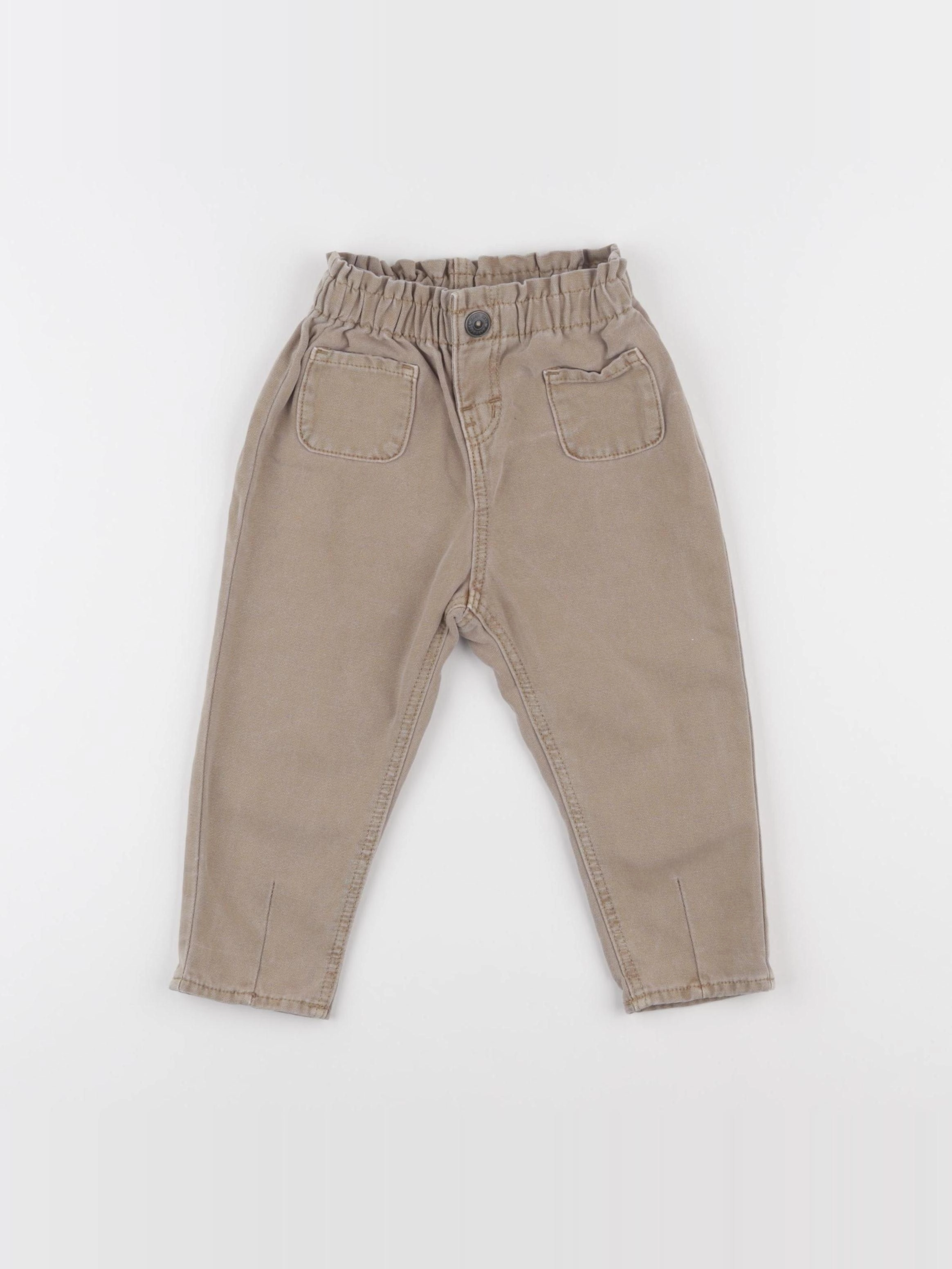 H&M - pantalon marron - 12/18 mois