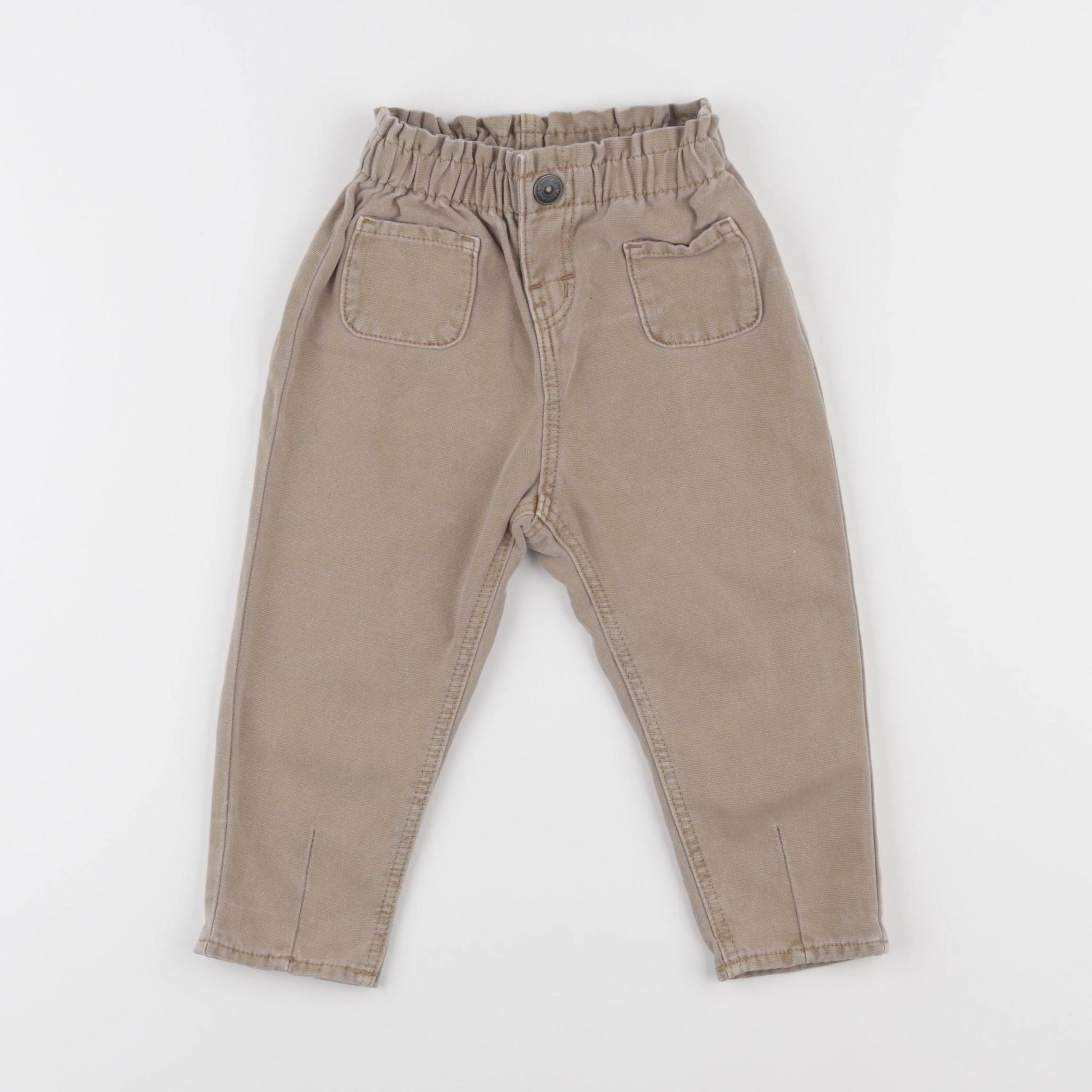 H&M - pantalon marron - 12/18 mois