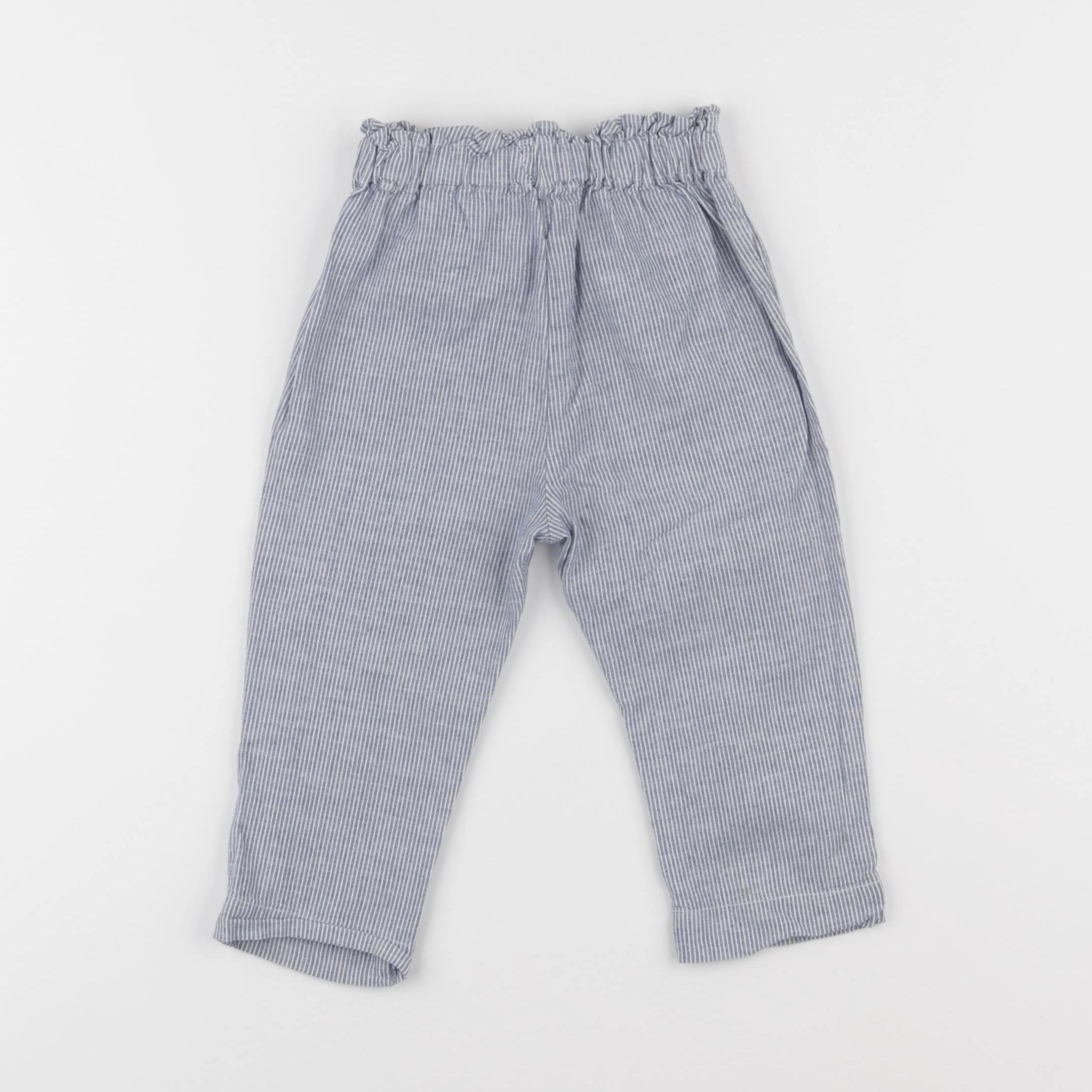 Vertbaudet - pantalon bleu - 18 mois