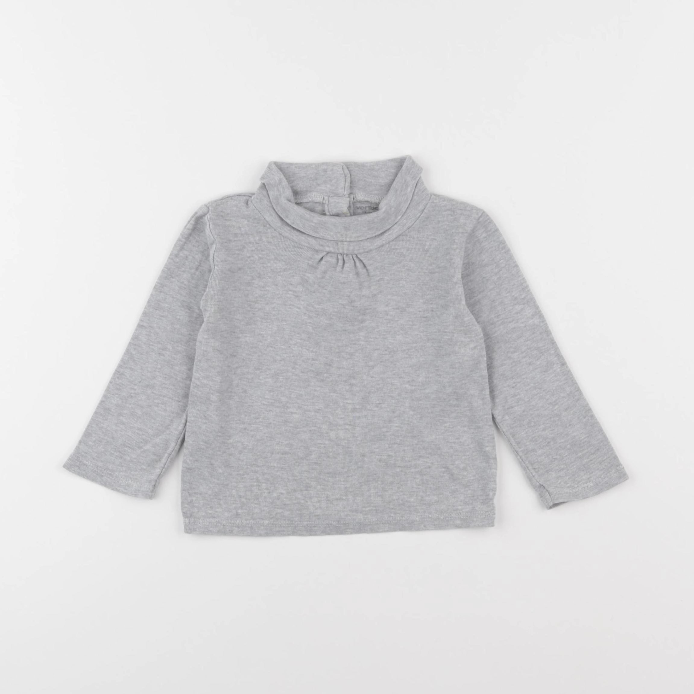 Vertbaudet - sous-pull gris - 18 mois