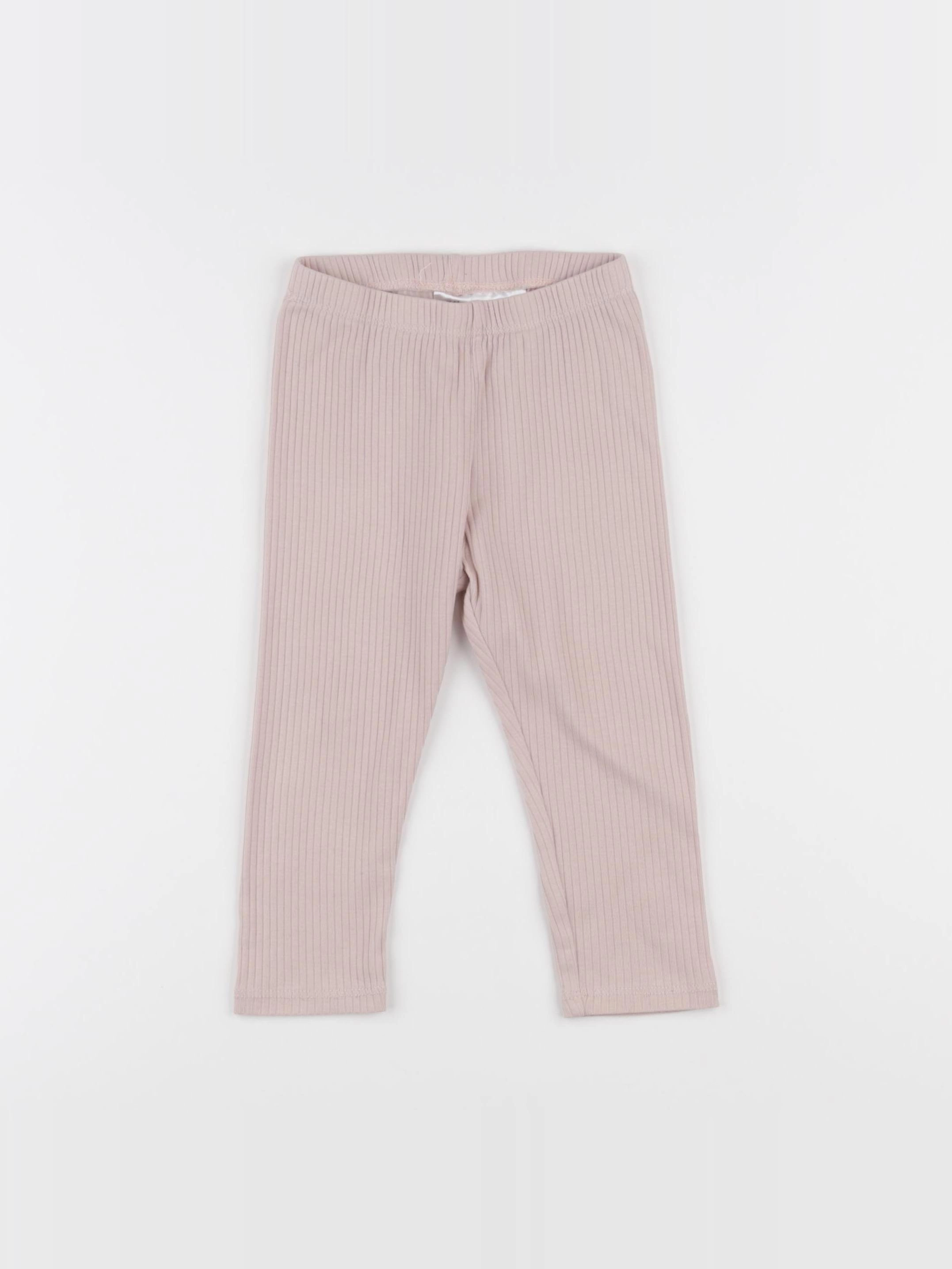H&M - legging rose - 12/18 mois