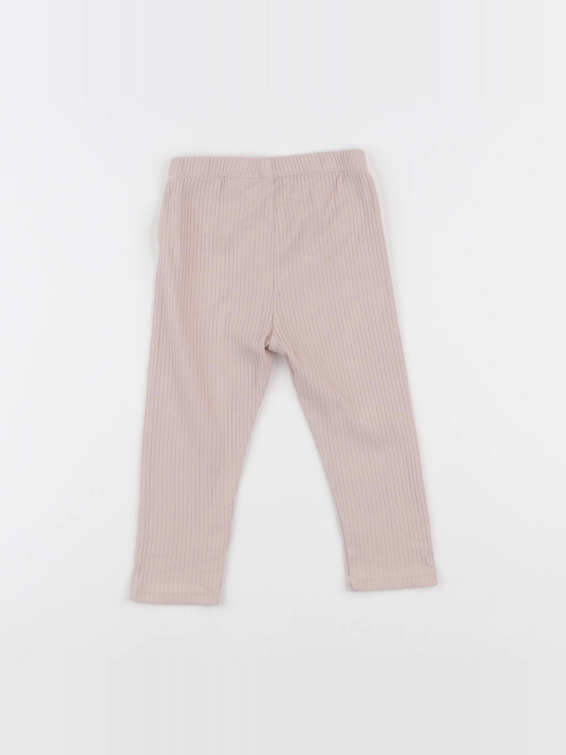 H&M - legging rose - 12/18 mois