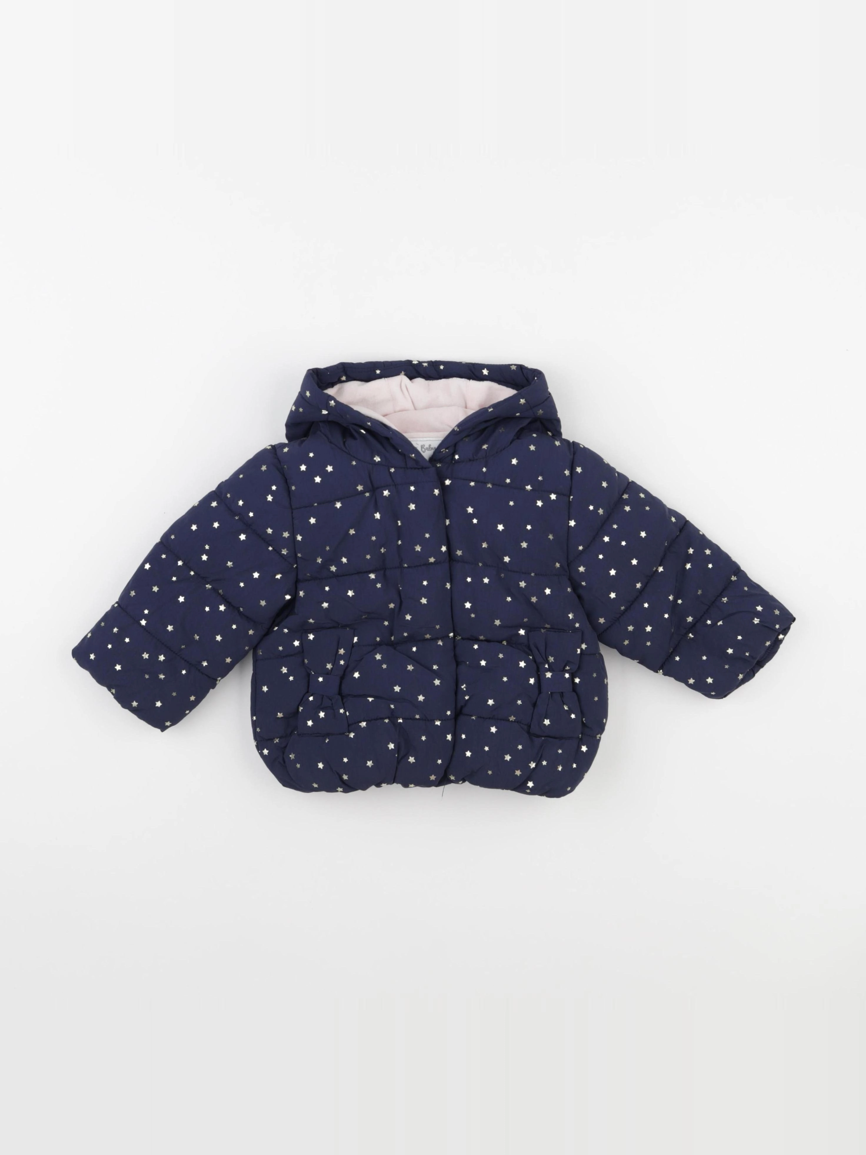 Vertbaudet - doudoune bleu - 9 mois