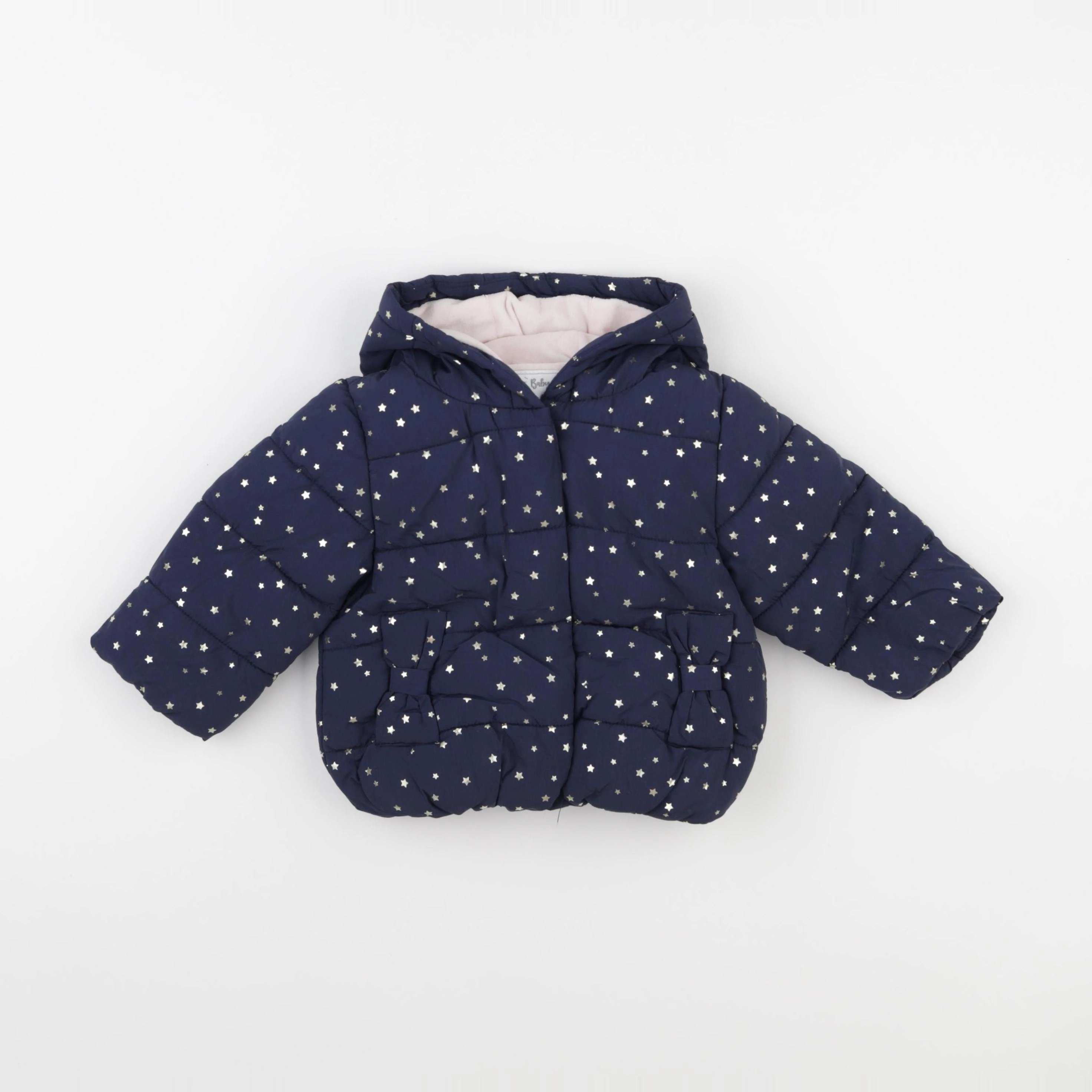 Vertbaudet - doudoune bleu - 9 mois