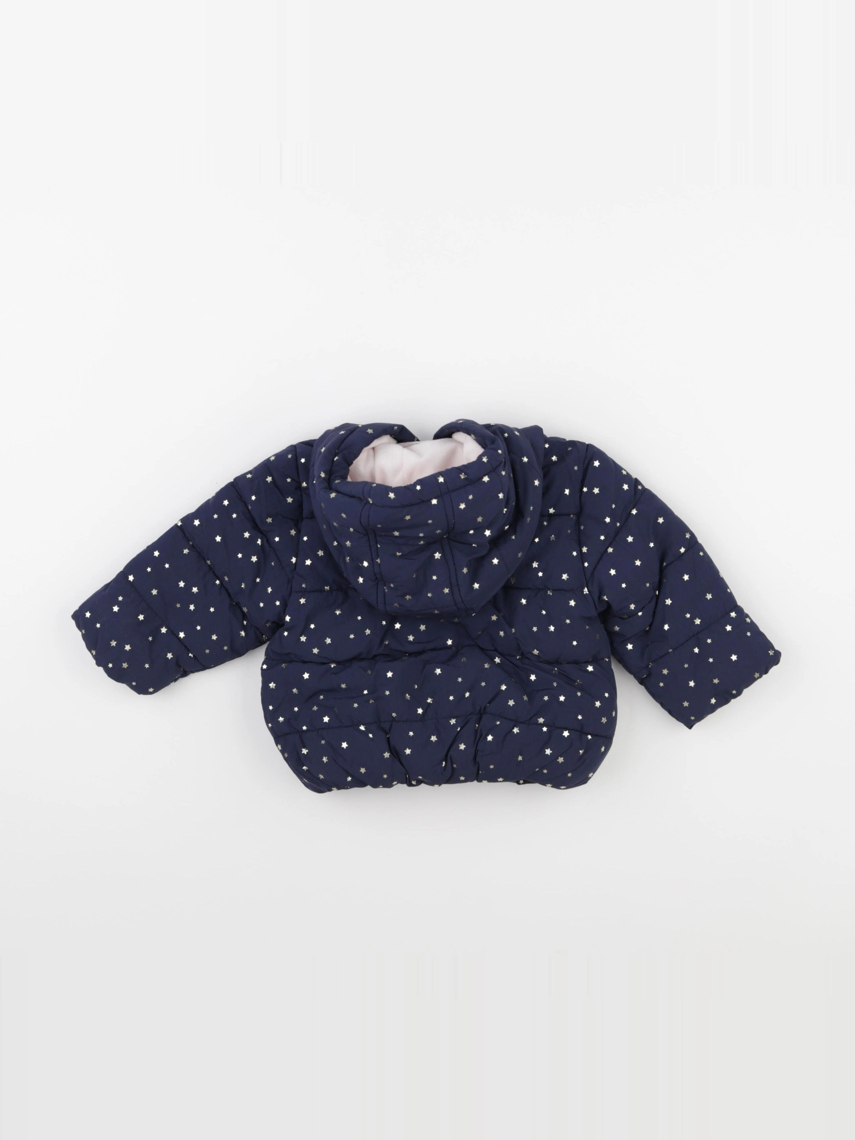 Vertbaudet - doudoune bleu - 9 mois