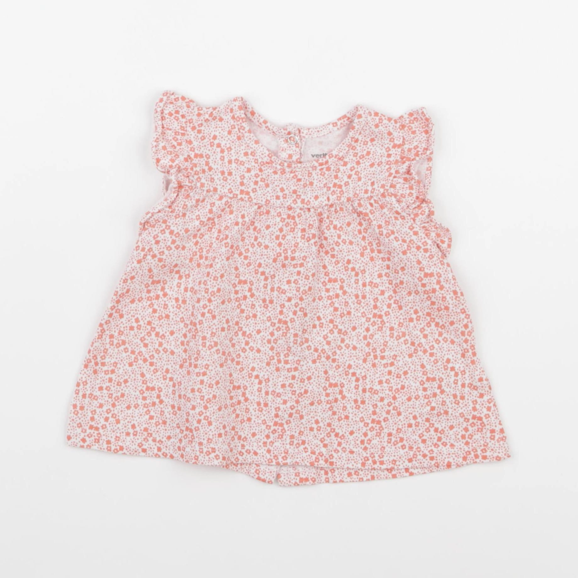 Vertbaudet - tee-shirt orange - 12 mois