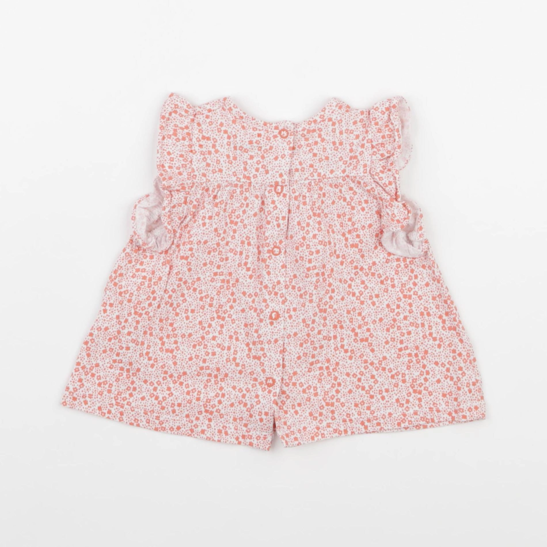 Vertbaudet - tee-shirt orange - 12 mois