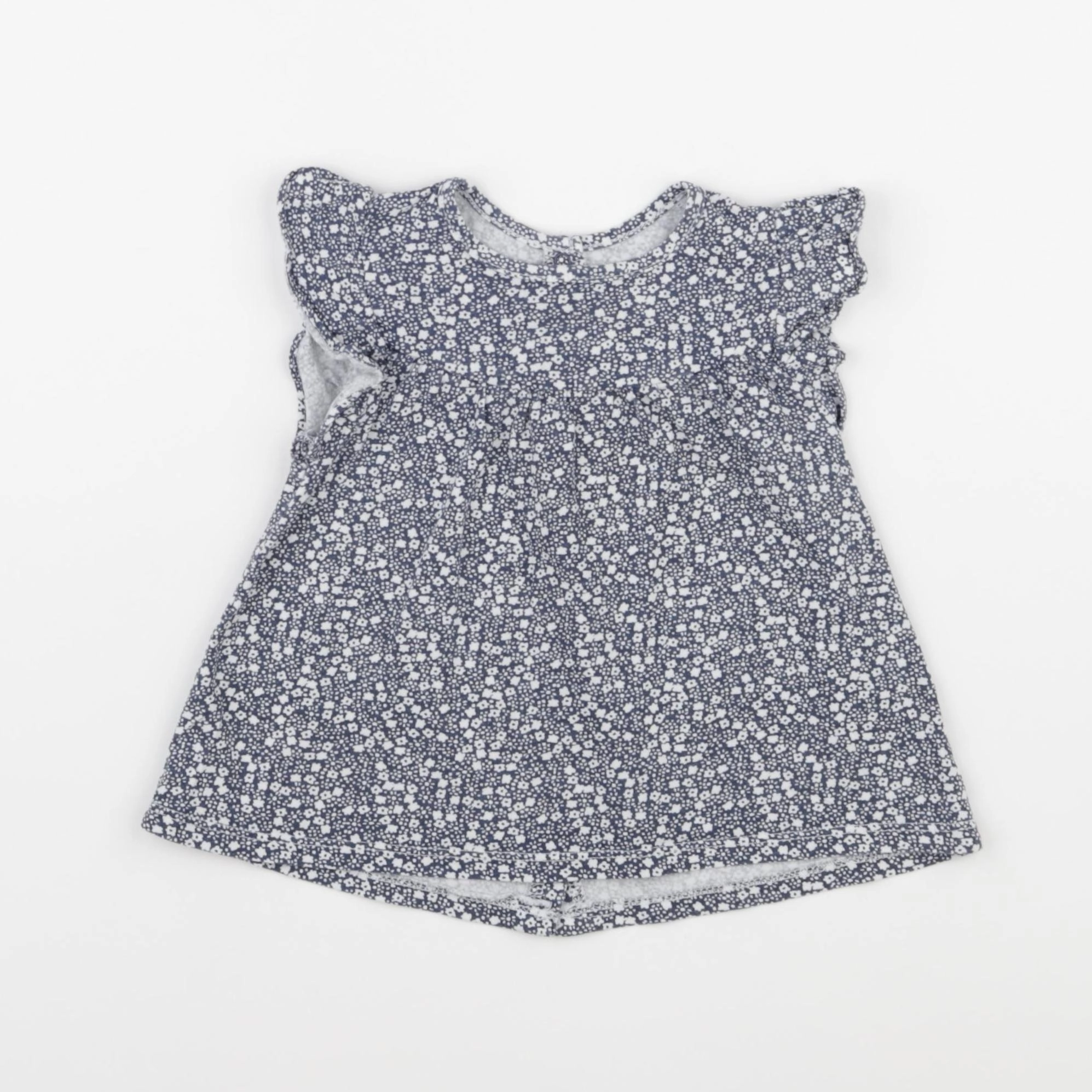 Vertbaudet - tee-shirt bleu - 2 ans