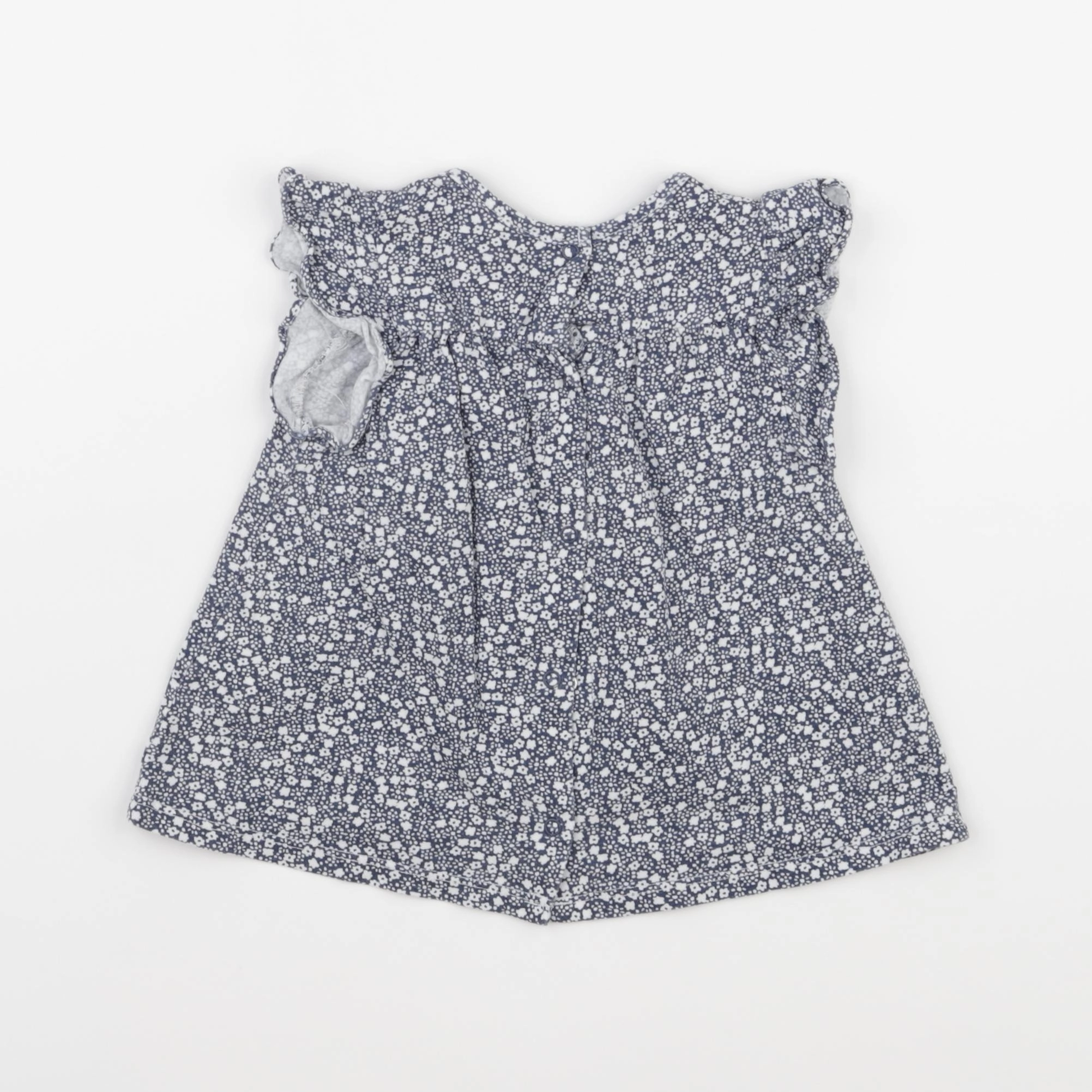 Vertbaudet - tee-shirt bleu - 2 ans