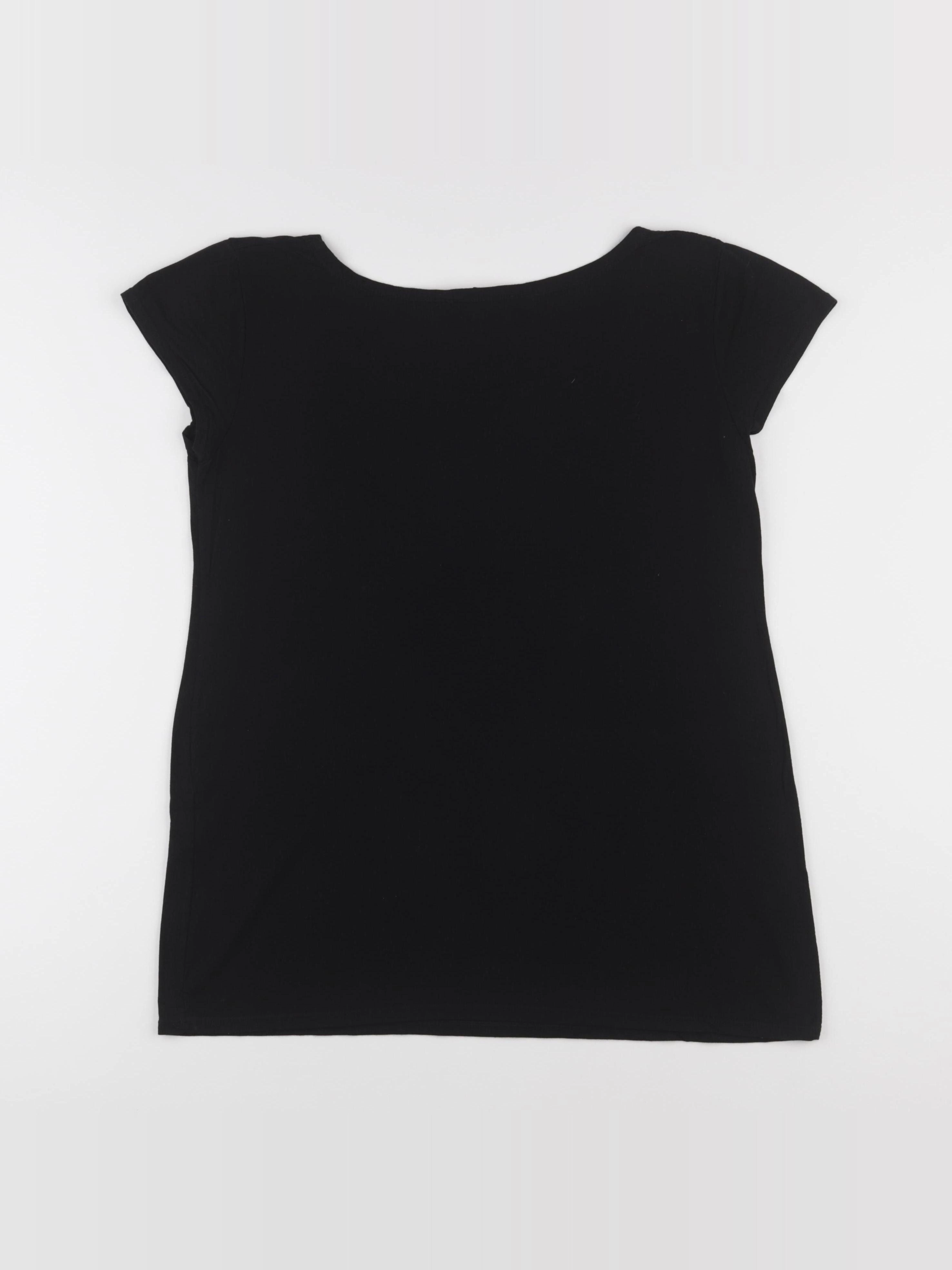 Envie de fraise - tee-shirt grossesse noir - 42 à 44