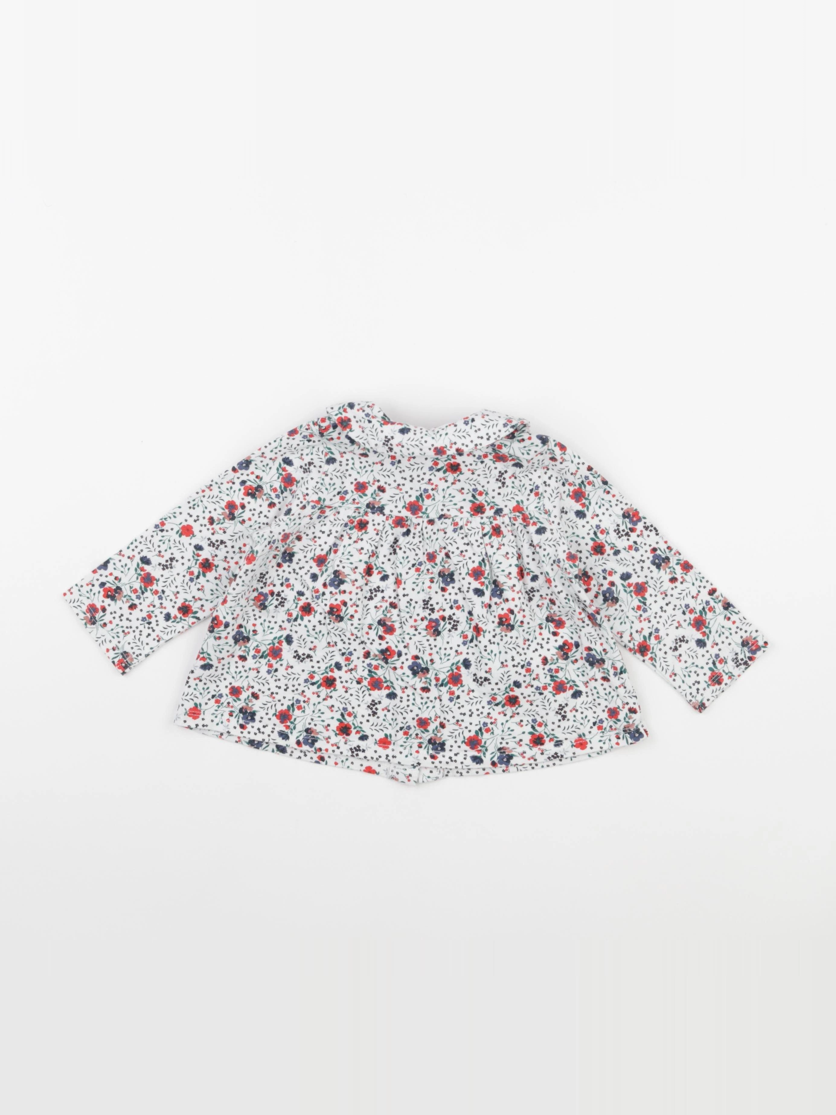 Vertbaudet - tee-shirt blanc - 12 mois