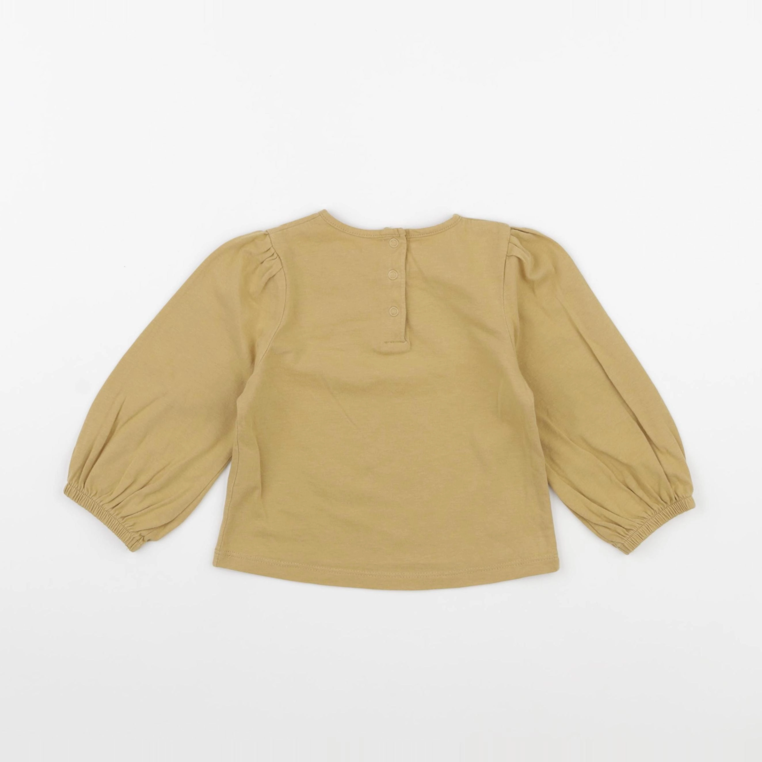 Vertbaudet - tee-shirt jaune - 18 mois