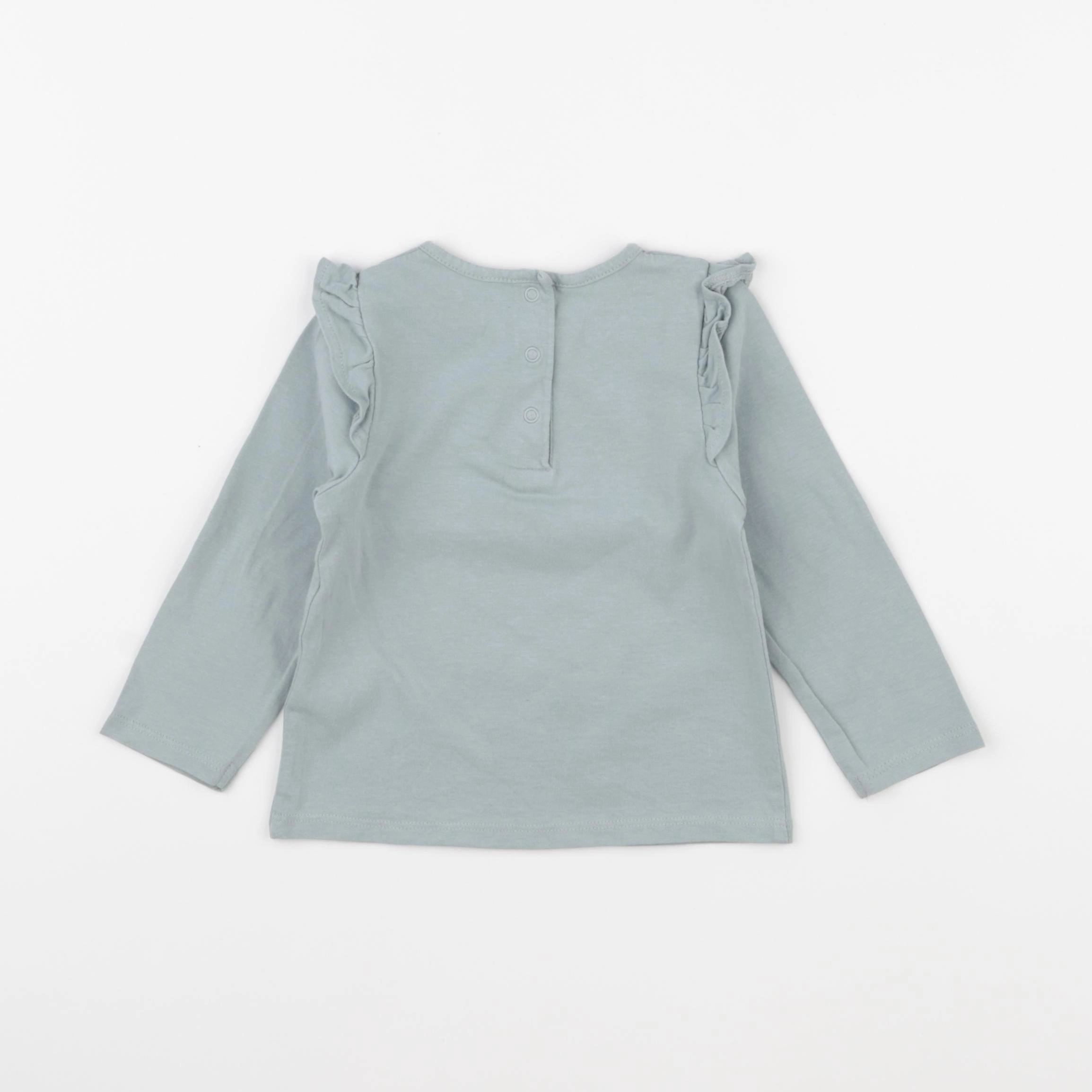 Vertbaudet - tee-shirt bleu - 18 mois