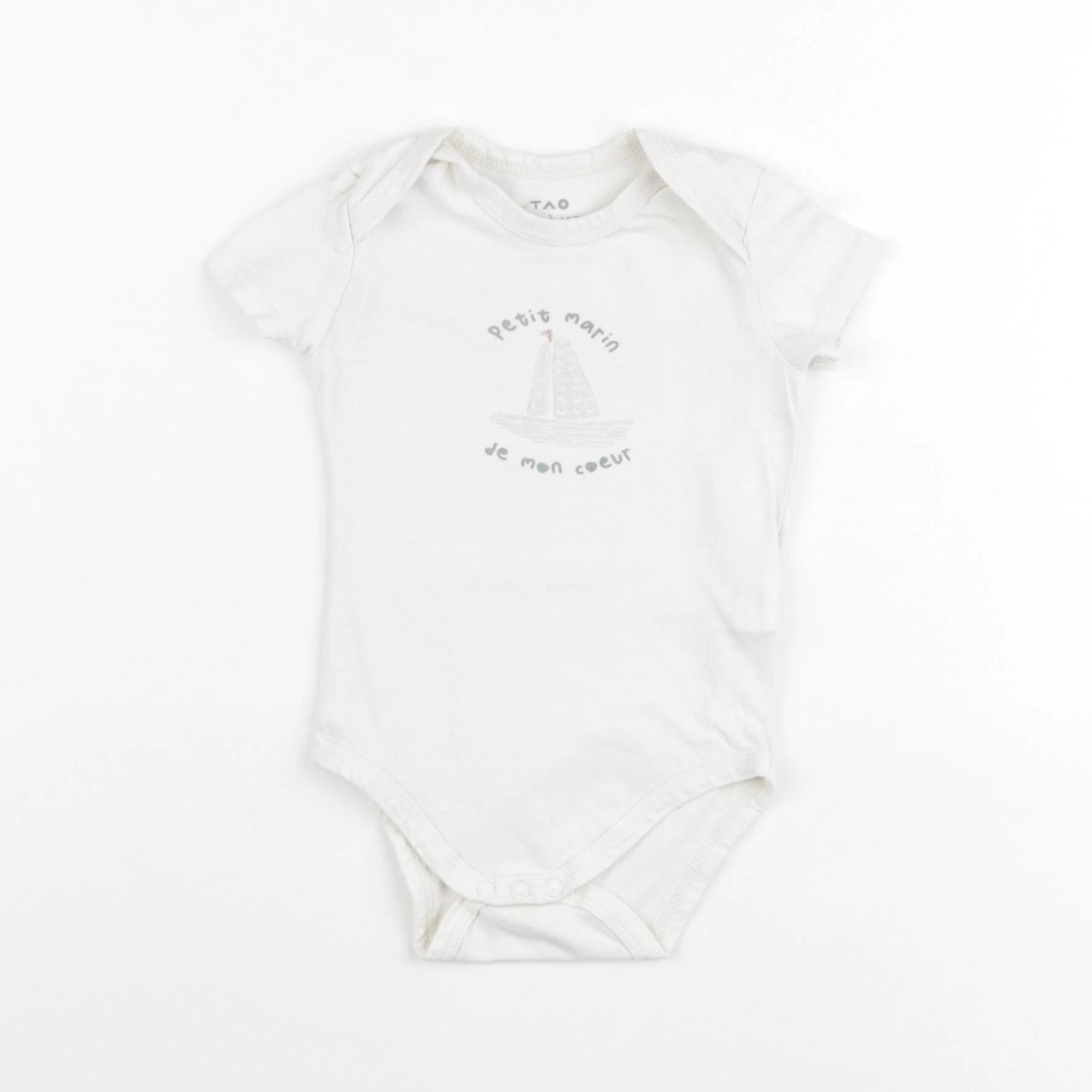 Tape à l'oeil - body beige - 6 mois