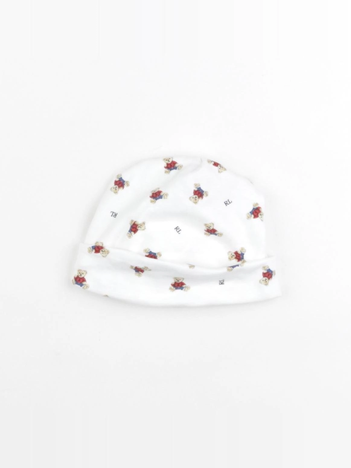 Ralph Lauren - bonnet blanc - 1/3 mois