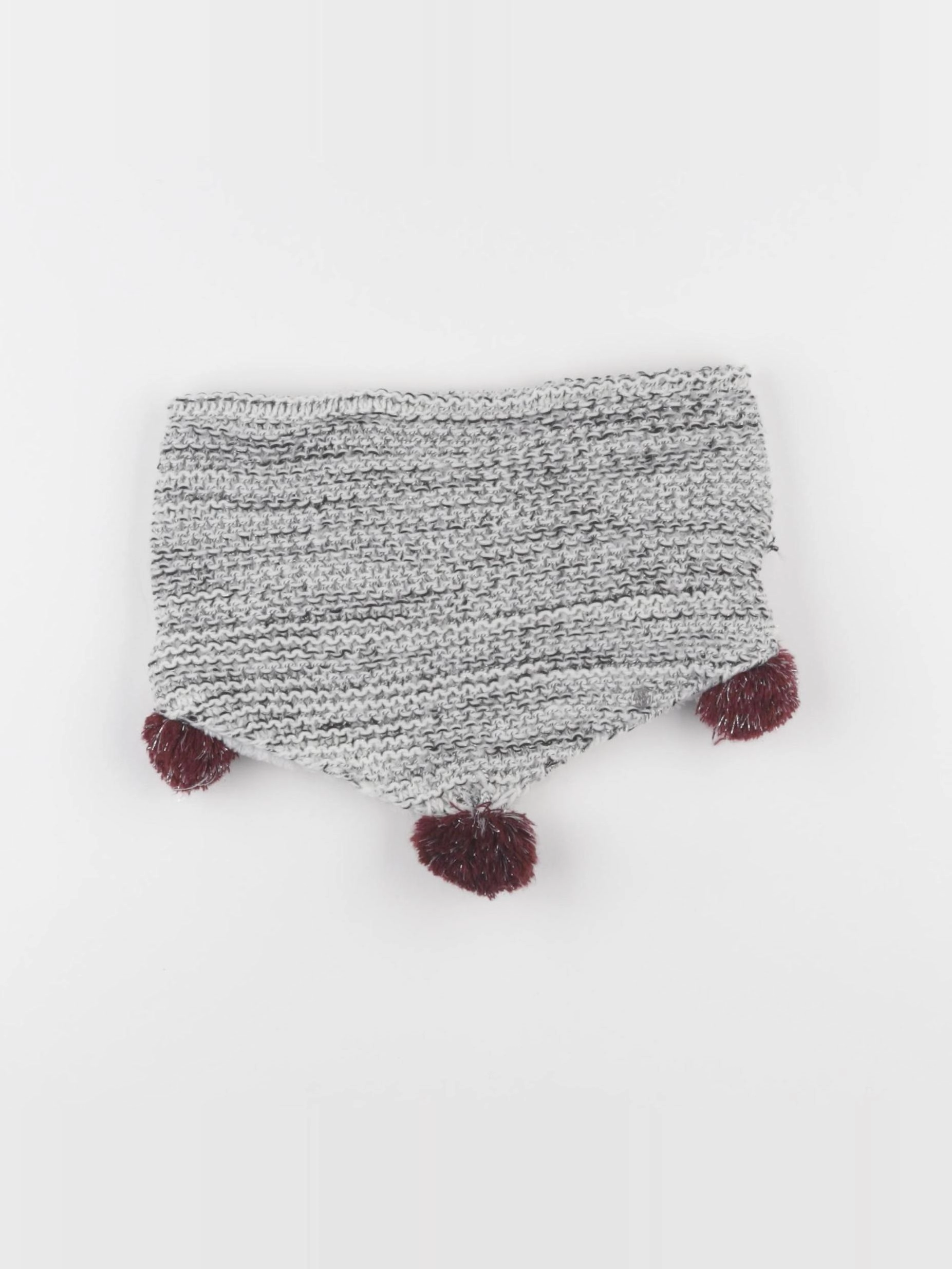 IKKS - tour de cou gris - 12/14 ans