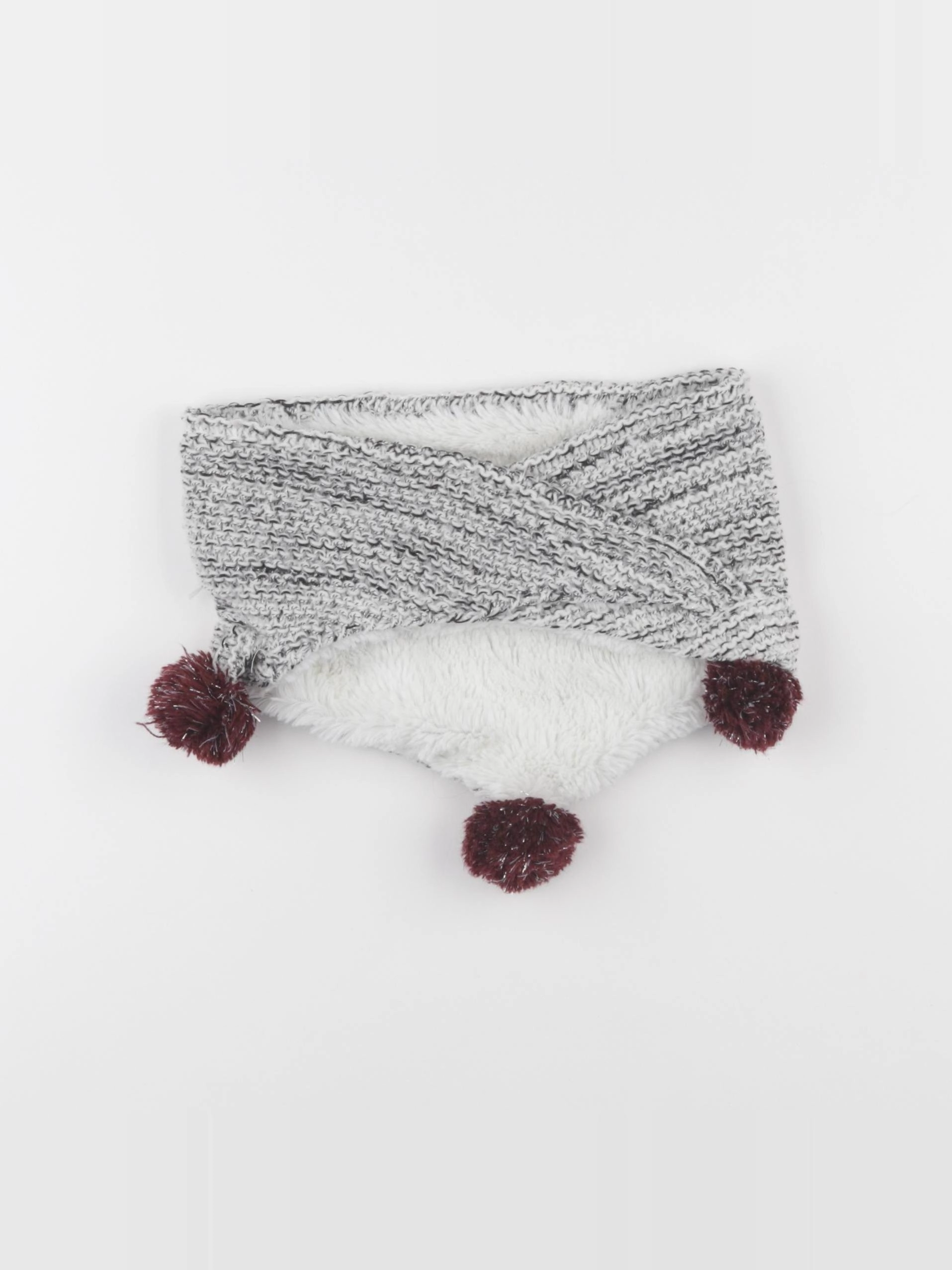 IKKS - tour de cou gris - 12/14 ans