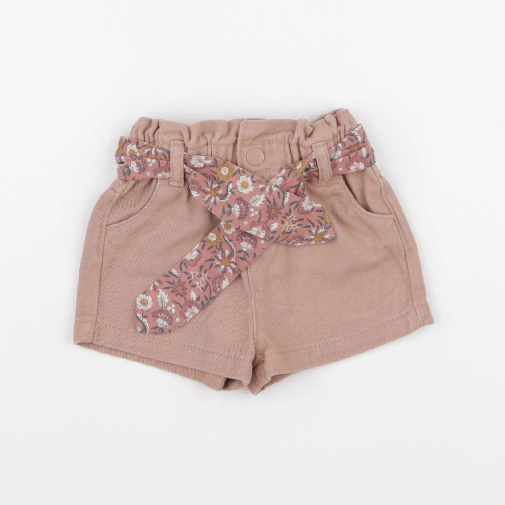 Vertbaudet - short beige - 12 mois