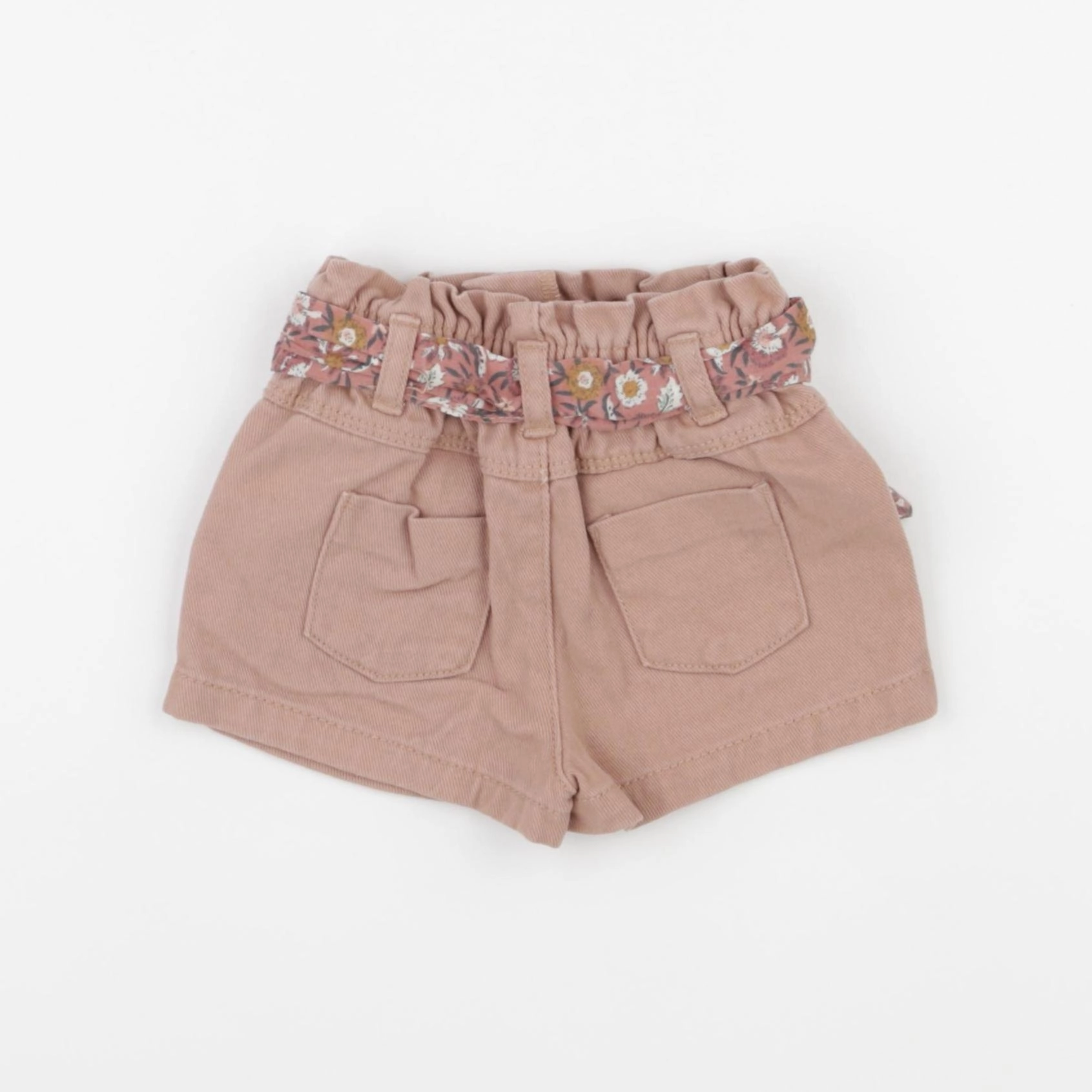 Vertbaudet - short beige - 12 mois