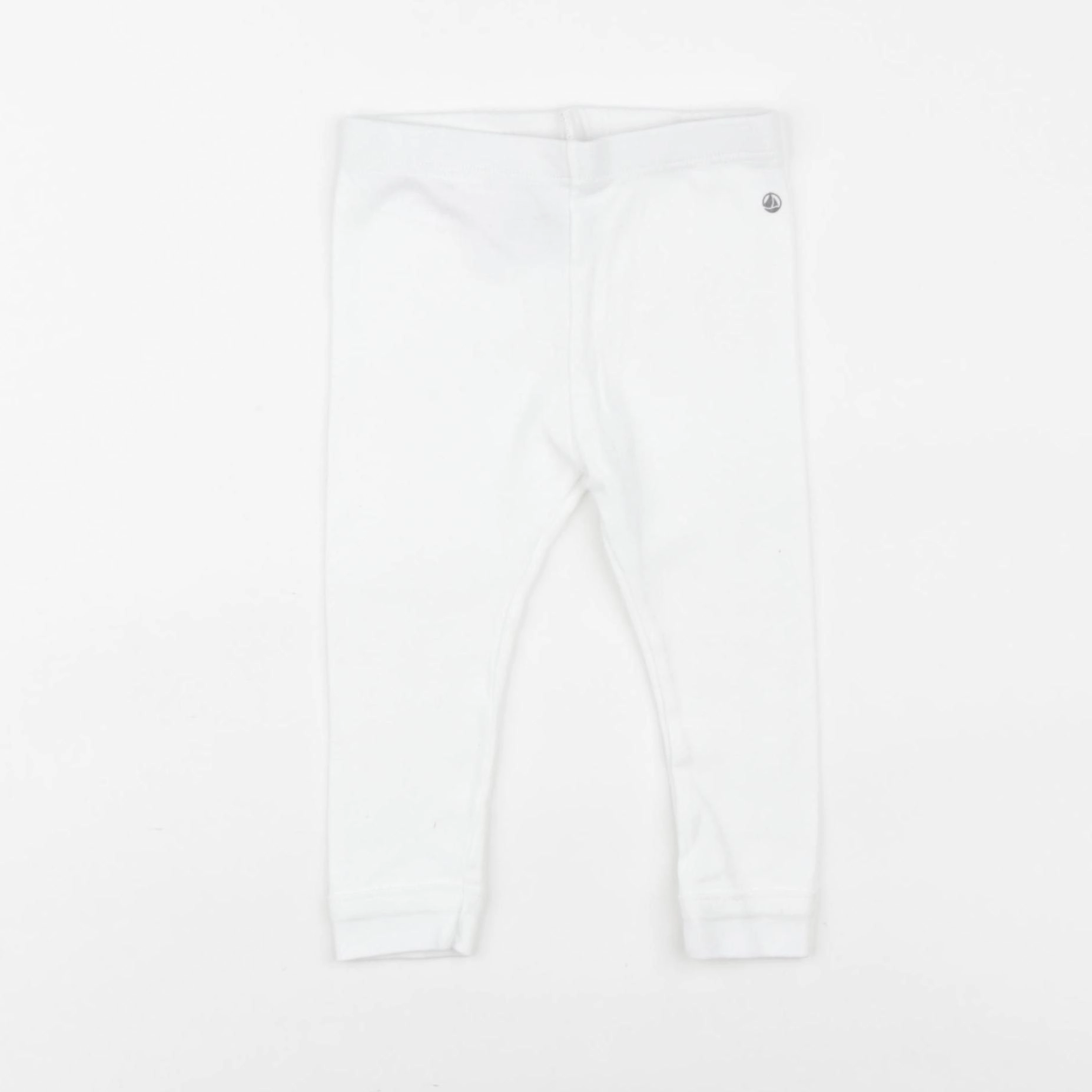 Petit Bateau - legging blanc - 12 mois