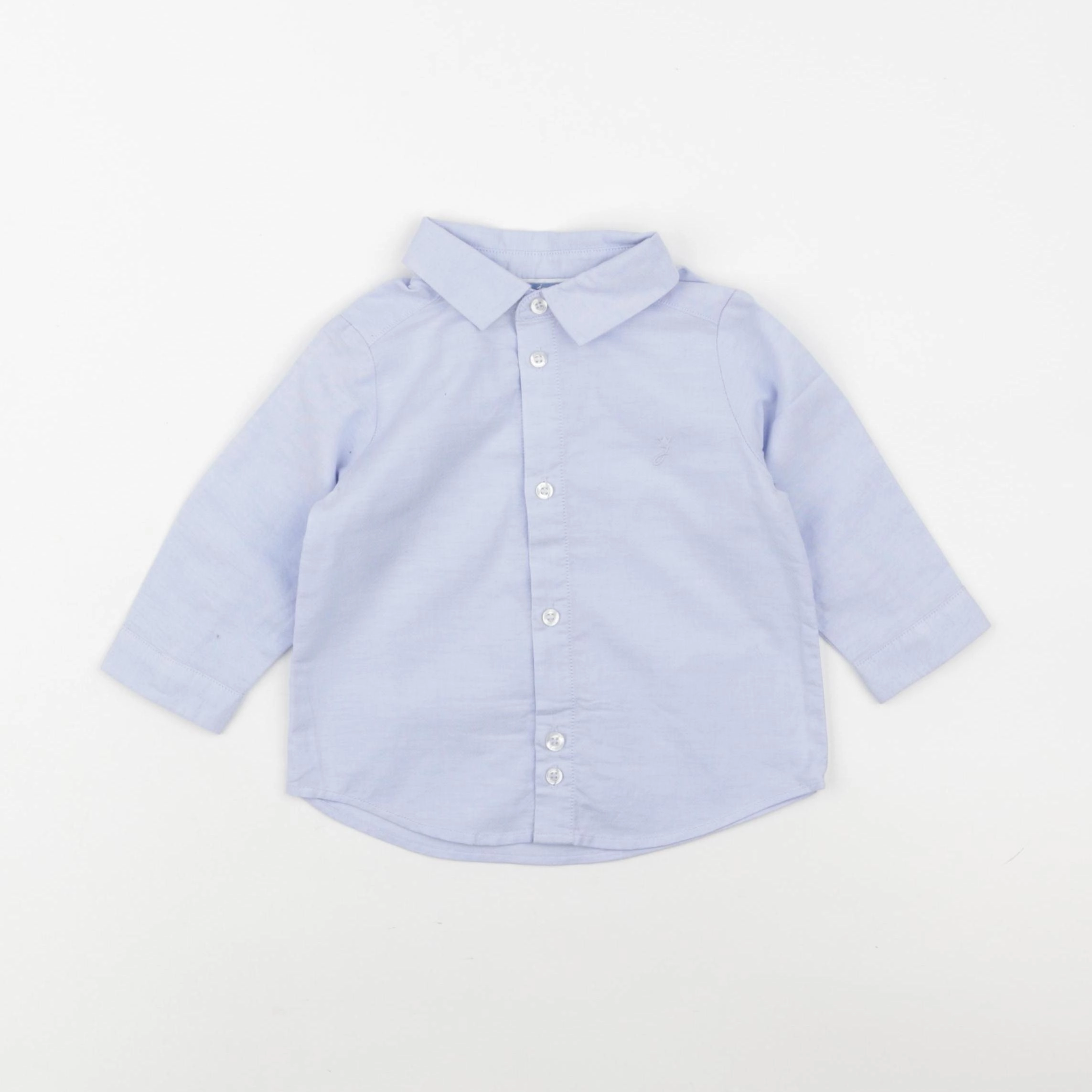 Jacadi - chemise bleu - 6 mois