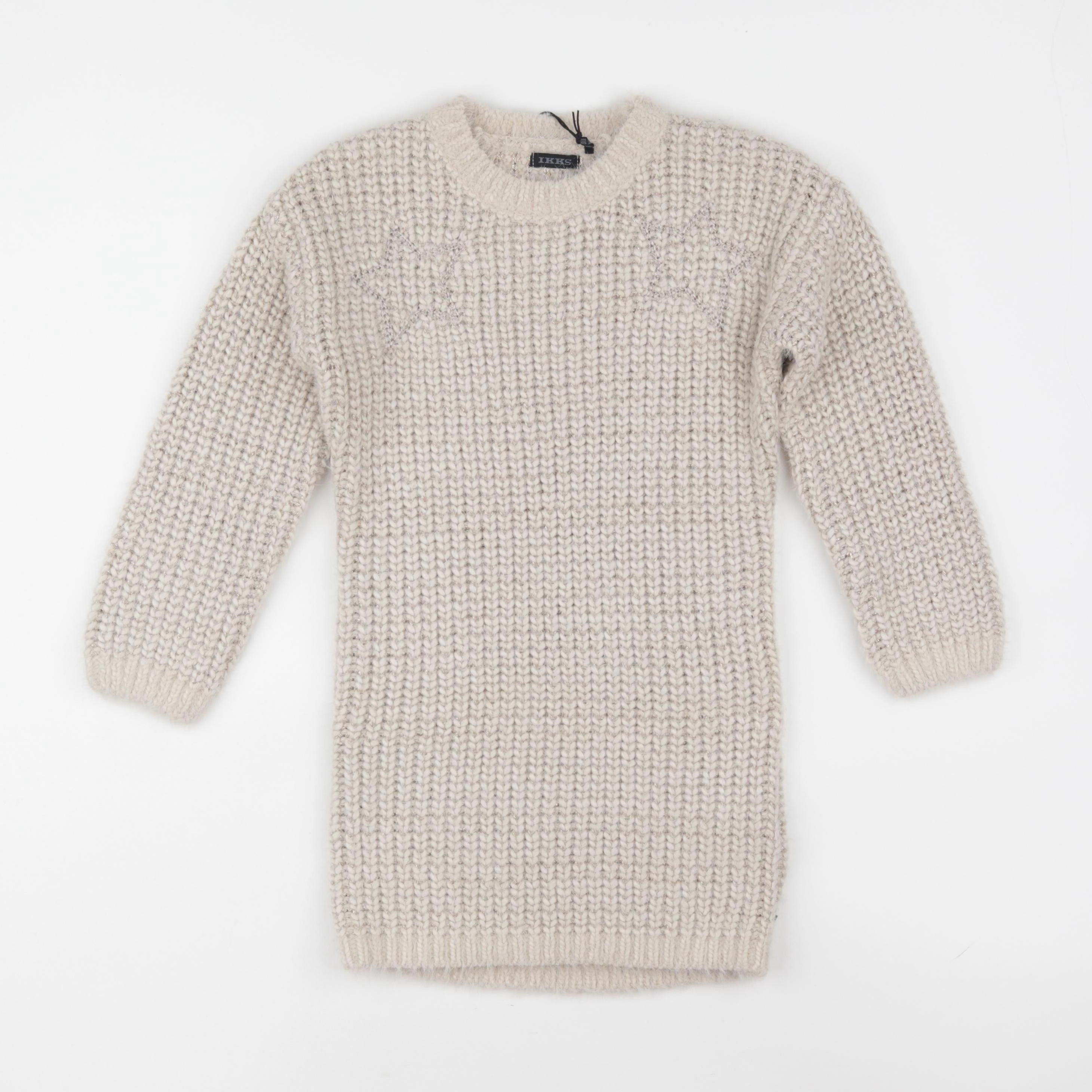 IKKS - robe beige, or - 5 ans