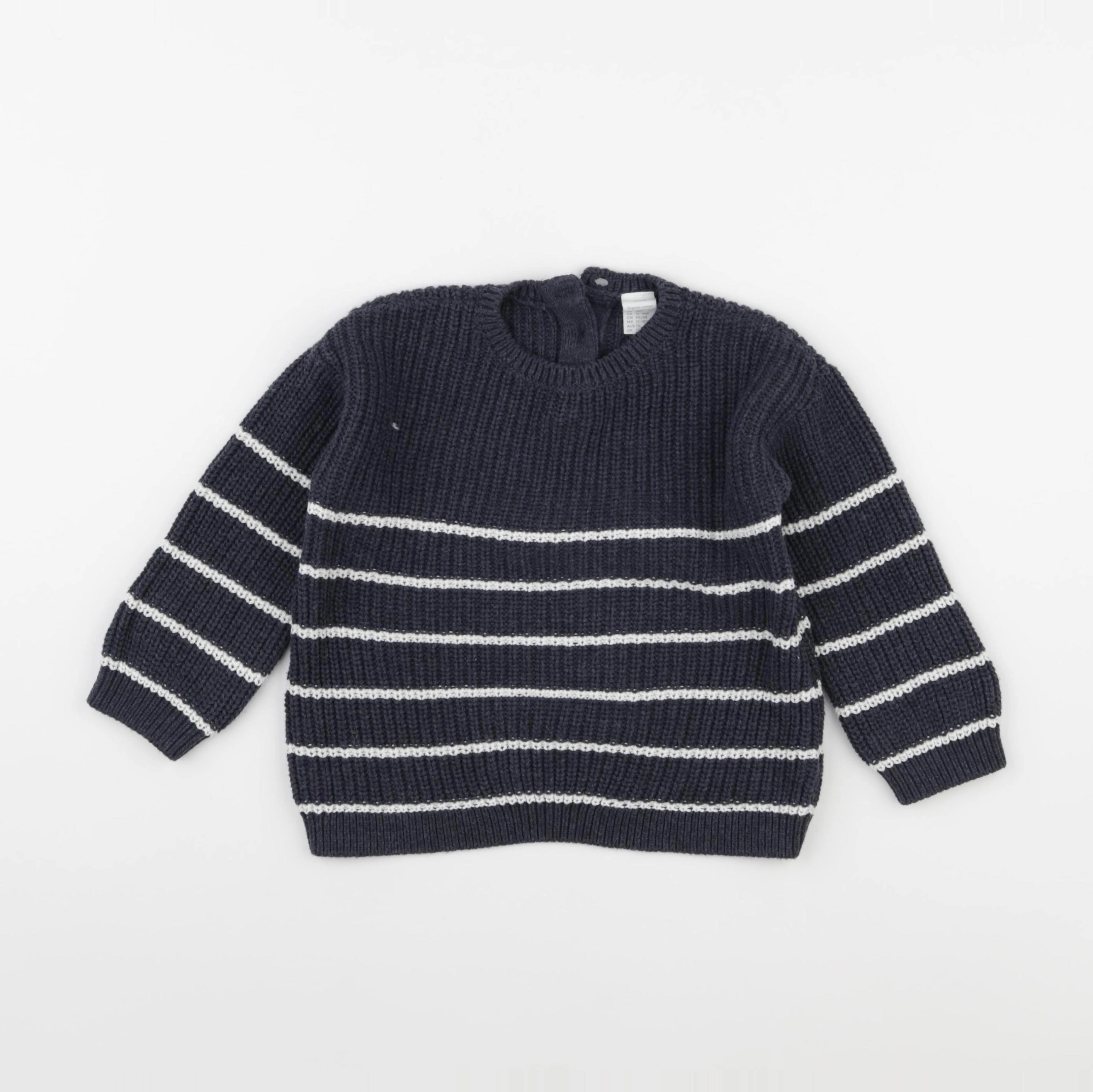 H&M - pull gris - 18 mois