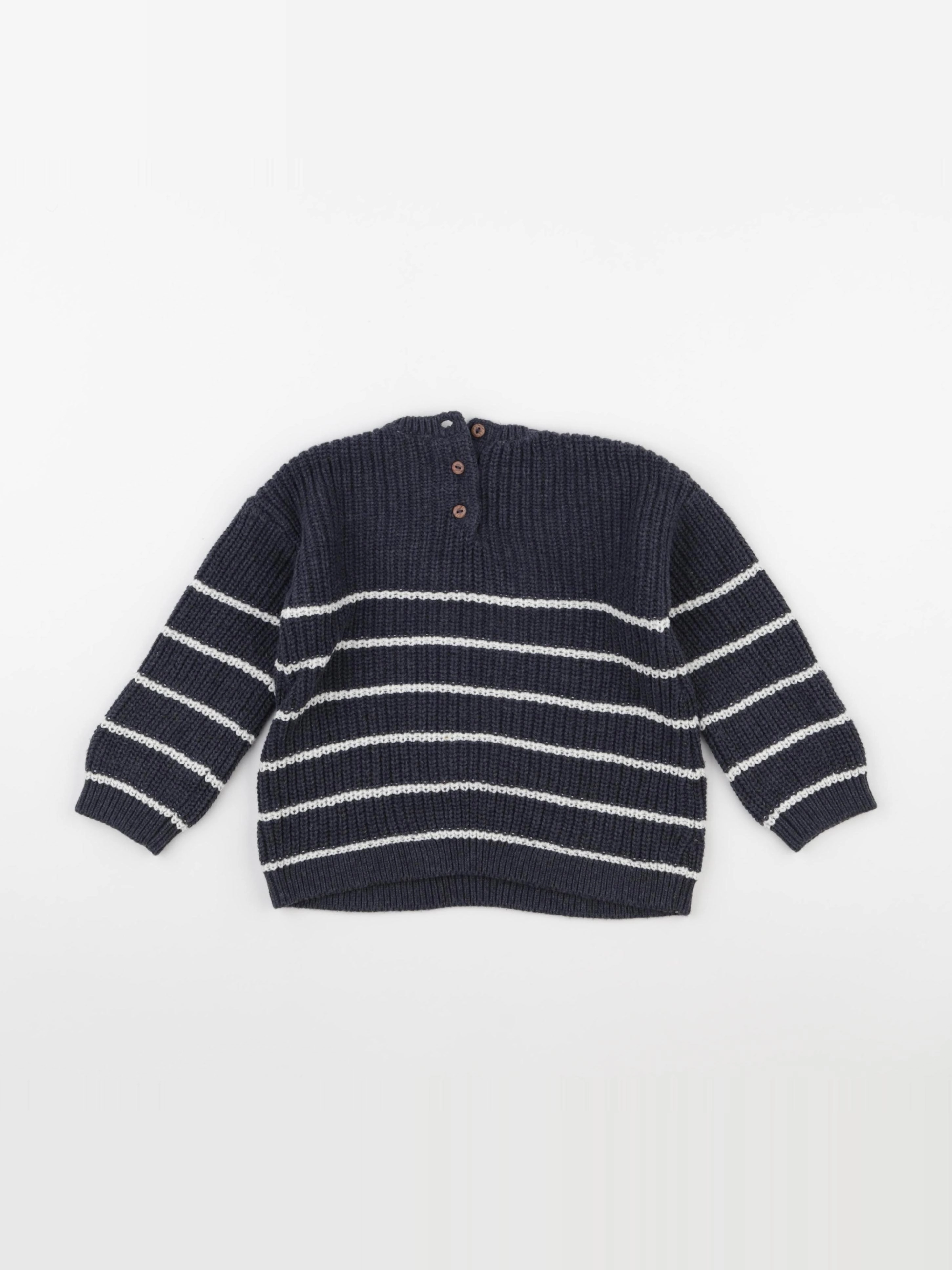 H&M - pull gris - 18 mois