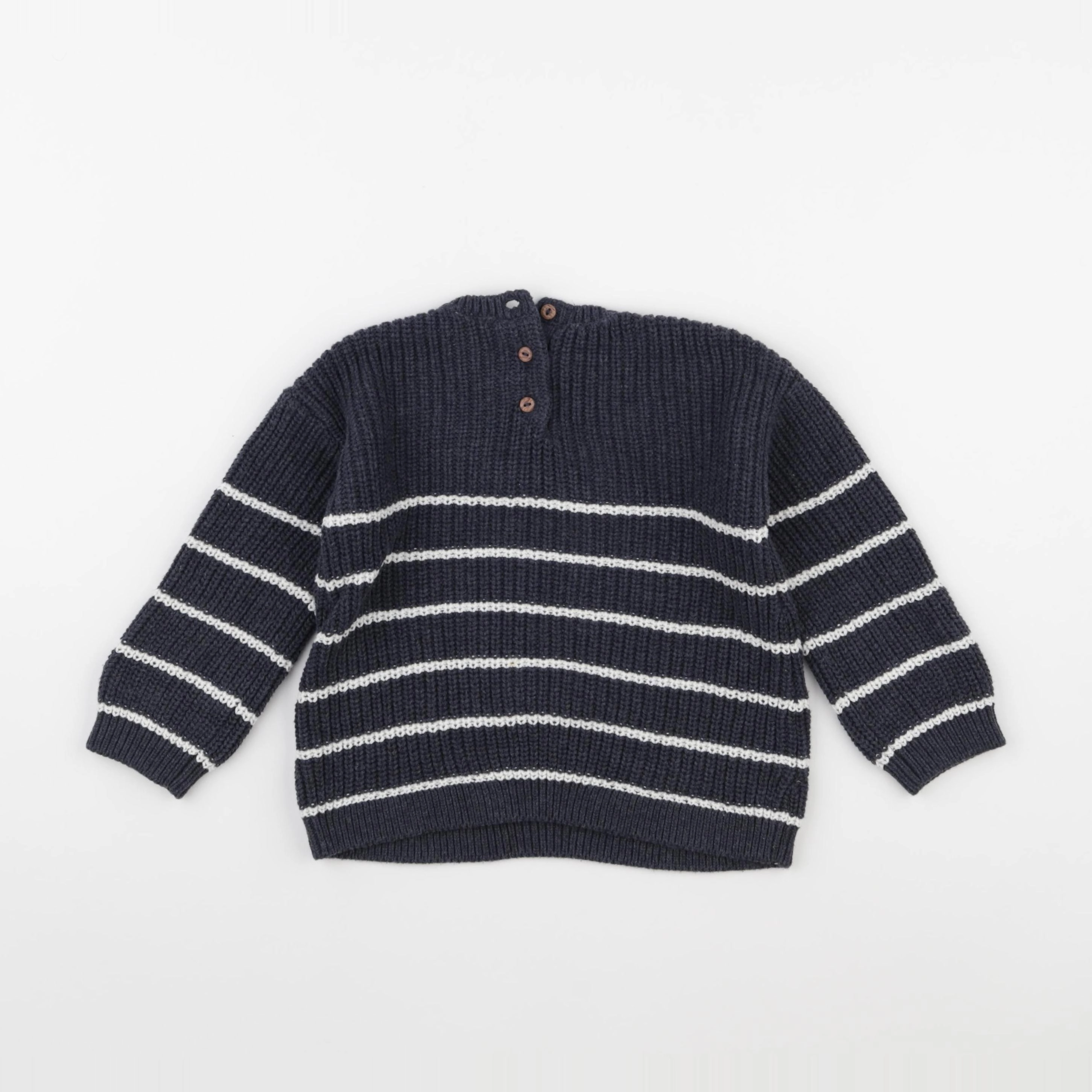 H&M - pull gris - 18 mois