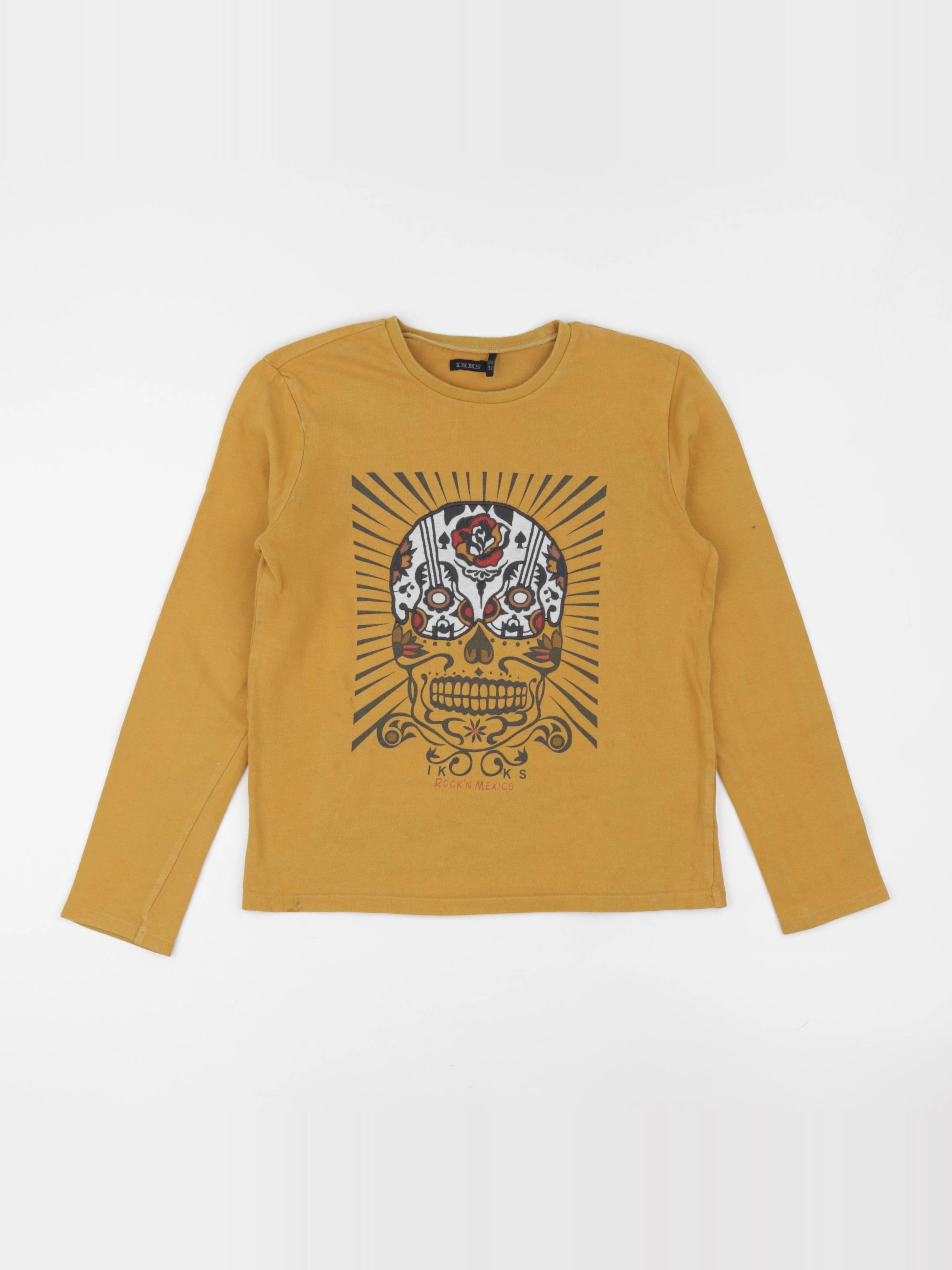 IKKS - tee-shirt jaune - 14 ans
