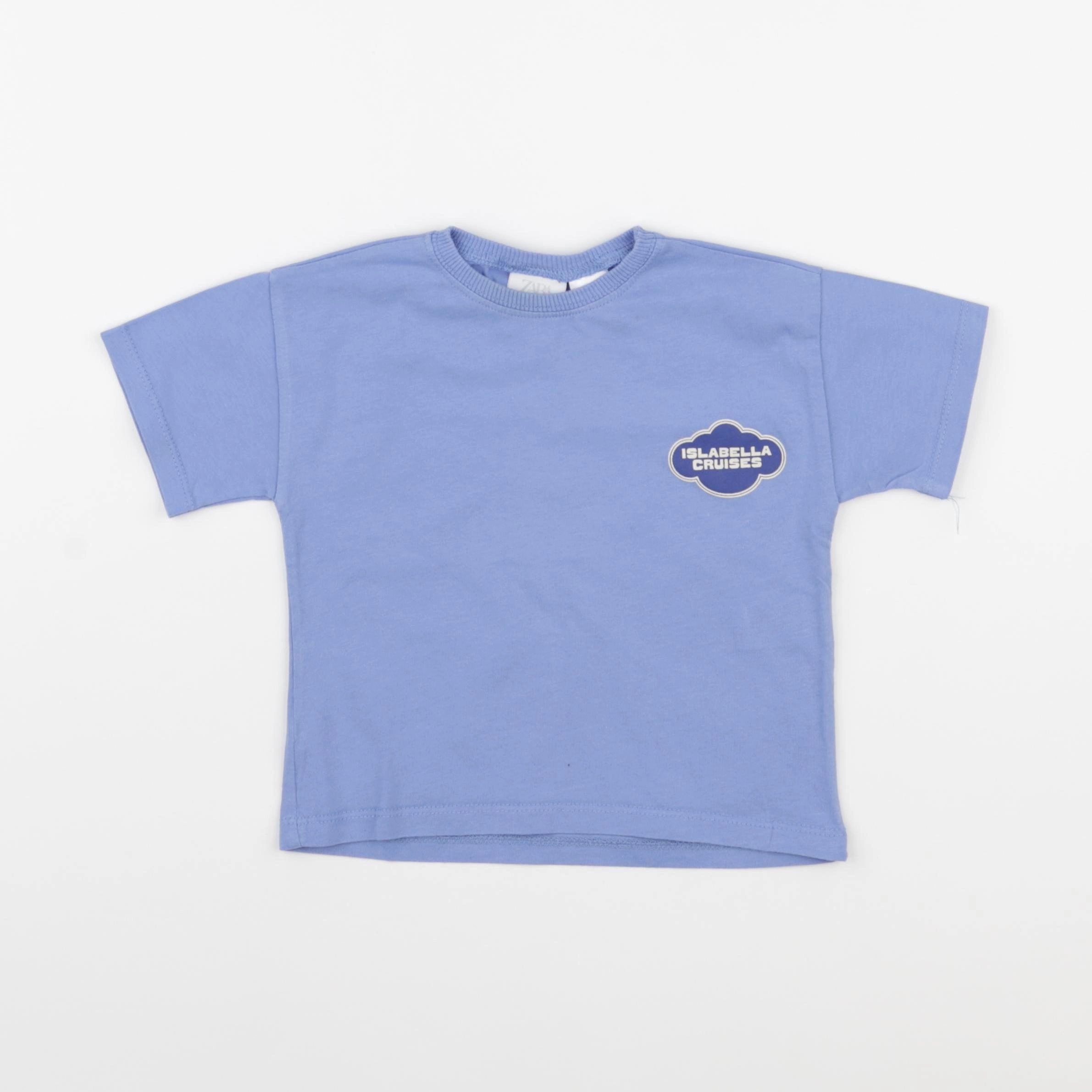 Zara - tee-shirt bleu - 1 an à 2 ans