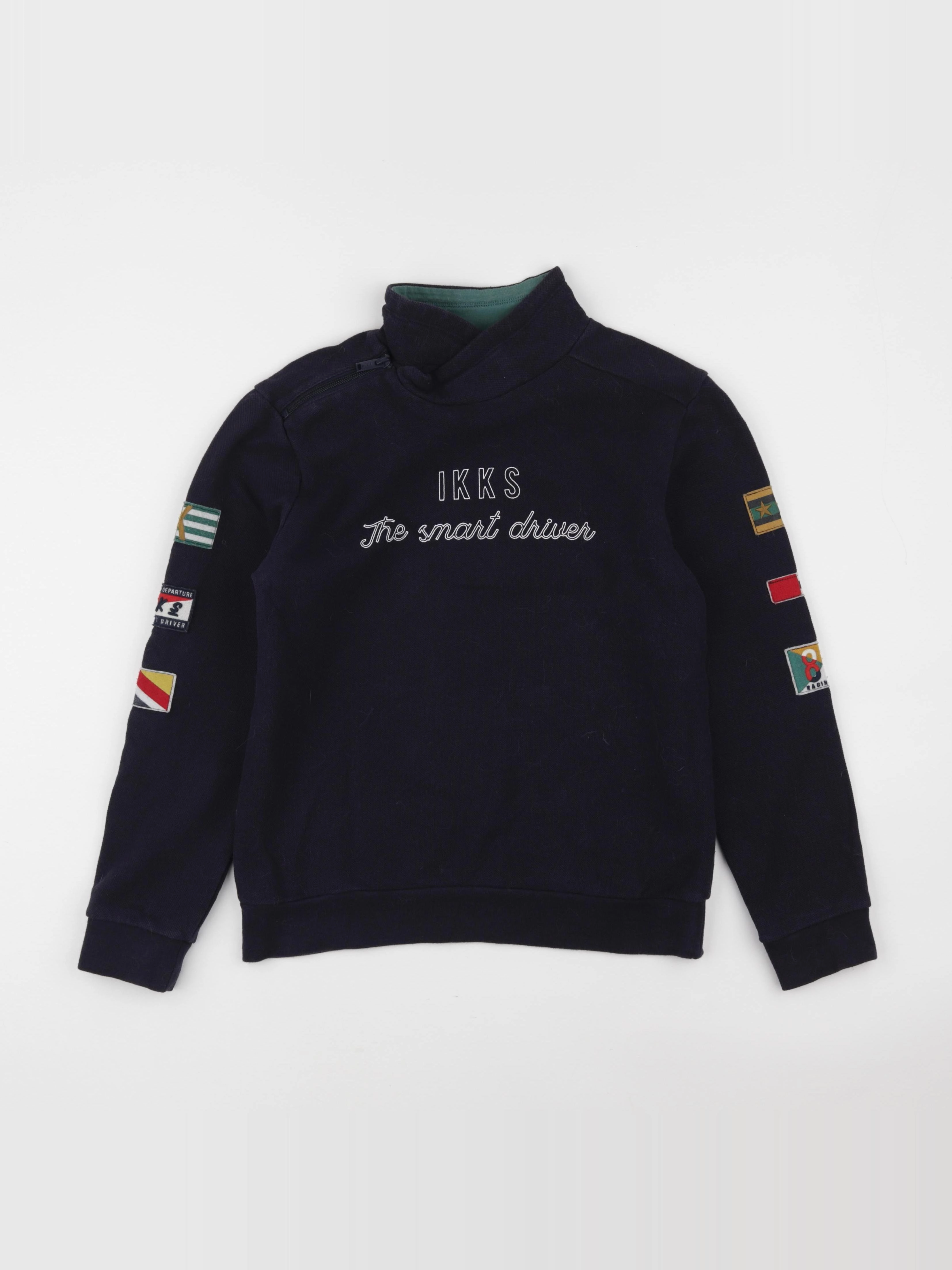 IKKS - sweat bleu - 12 ans