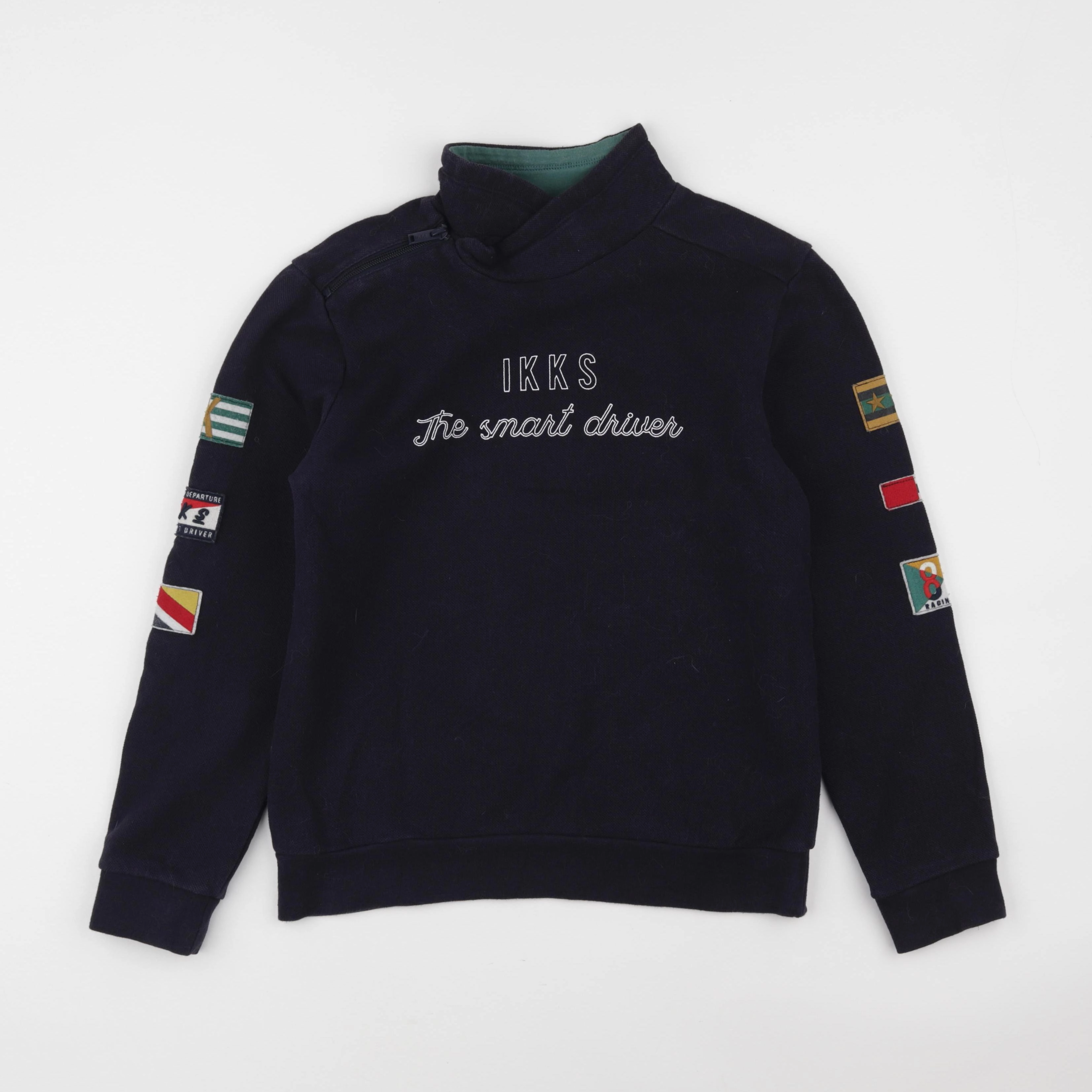 IKKS - sweat bleu - 12 ans