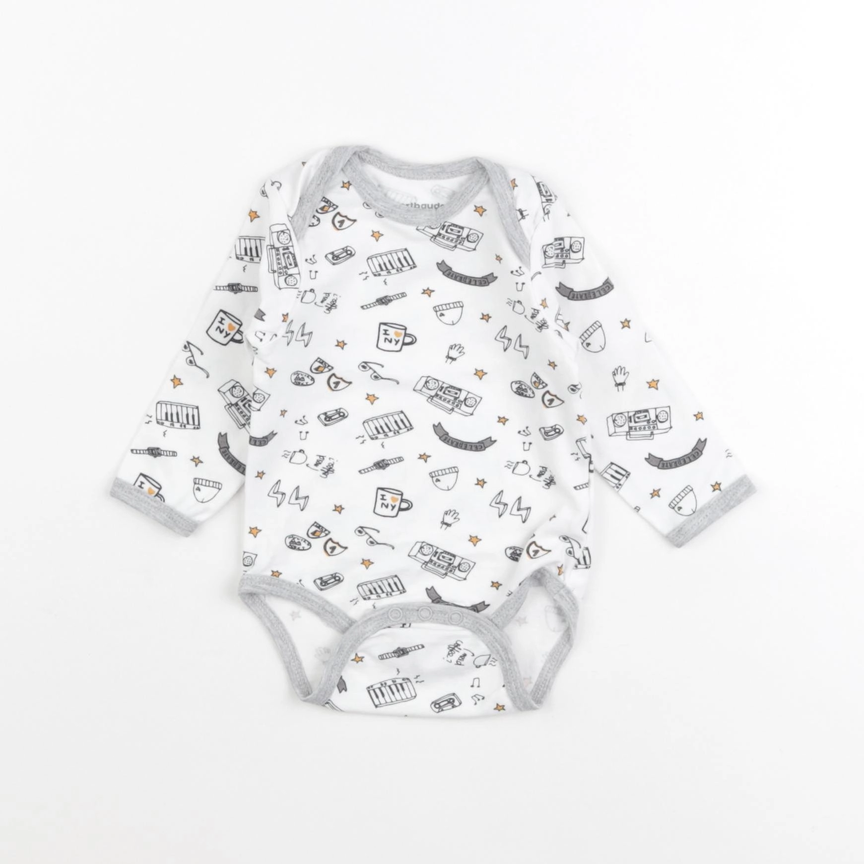 Vertbaudet - body blanc - 3 mois