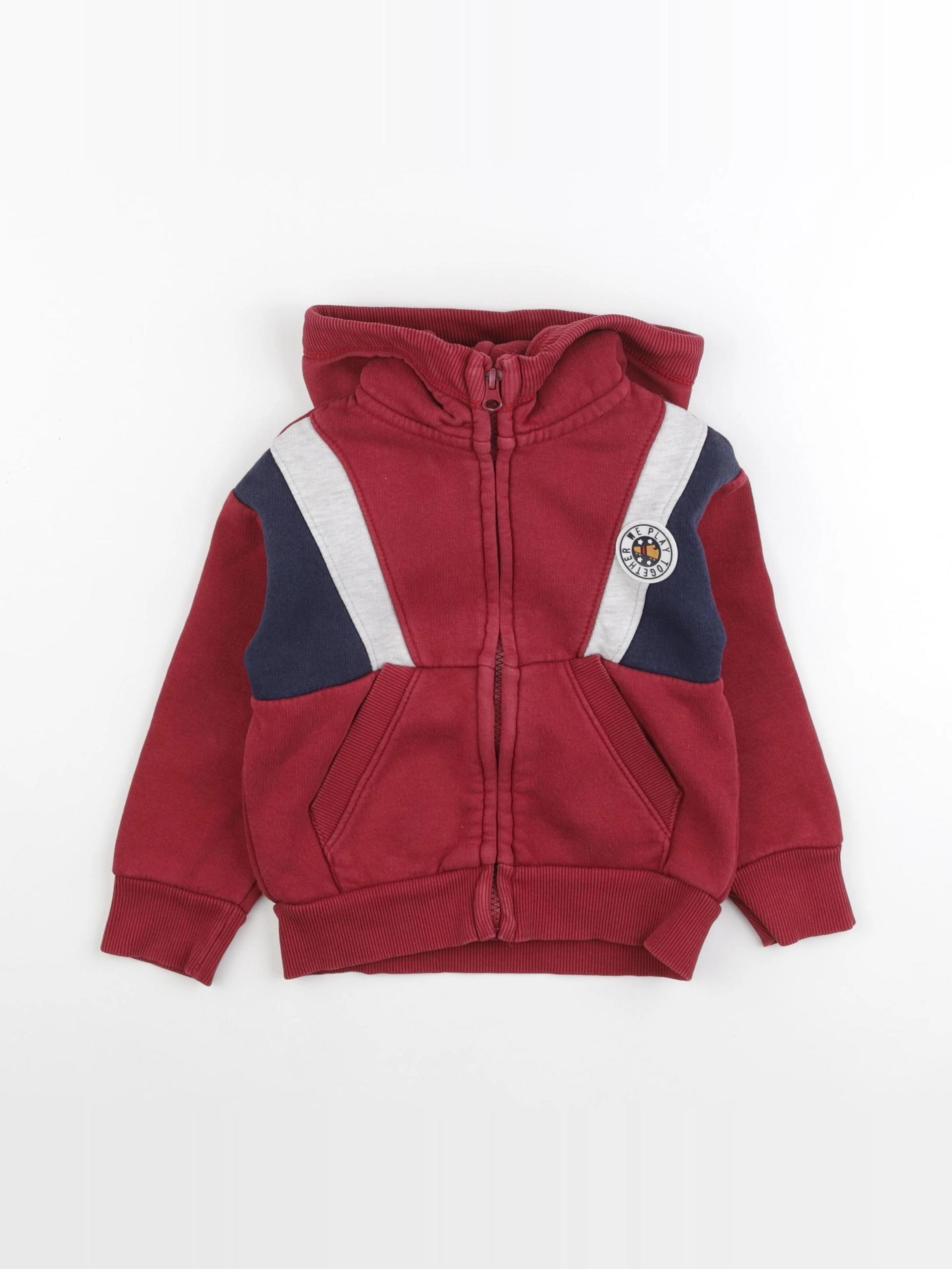 Tape à l'oeil - sweat rouge - 3 ans